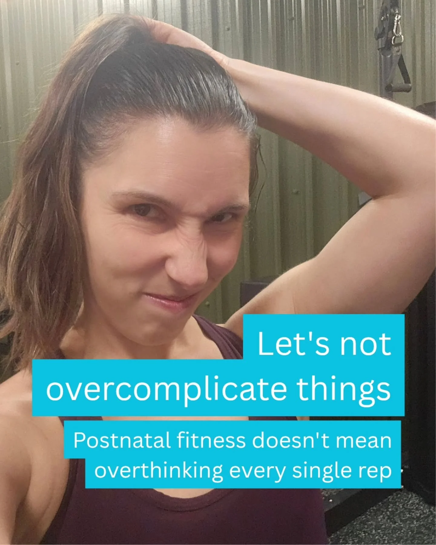 Postnatal fitness doesn't need to be hugely complicated.

Yes we need to build up gradually. No, we don't want to push through symptoms** 

But also, let&rsquo;s get moving.

If a movement isn't causing you an issue, I'm not going to hand you a compl