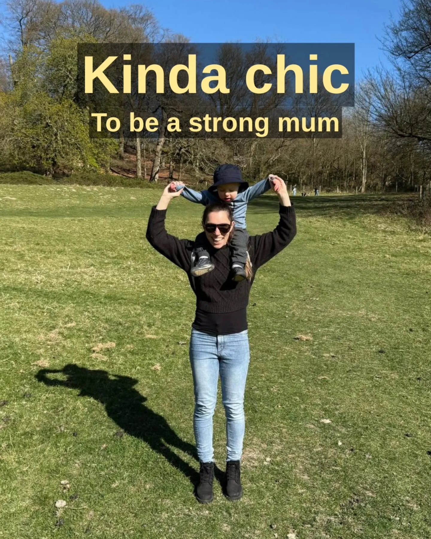 kinda chic to:
Be a strong mum
Be role model for your kids
Play the long game so if I have grandkids I can carry them too
Be fit so you can love life to the full and experience amazing things
Live life with balance
Move because you genuinely enjoy it