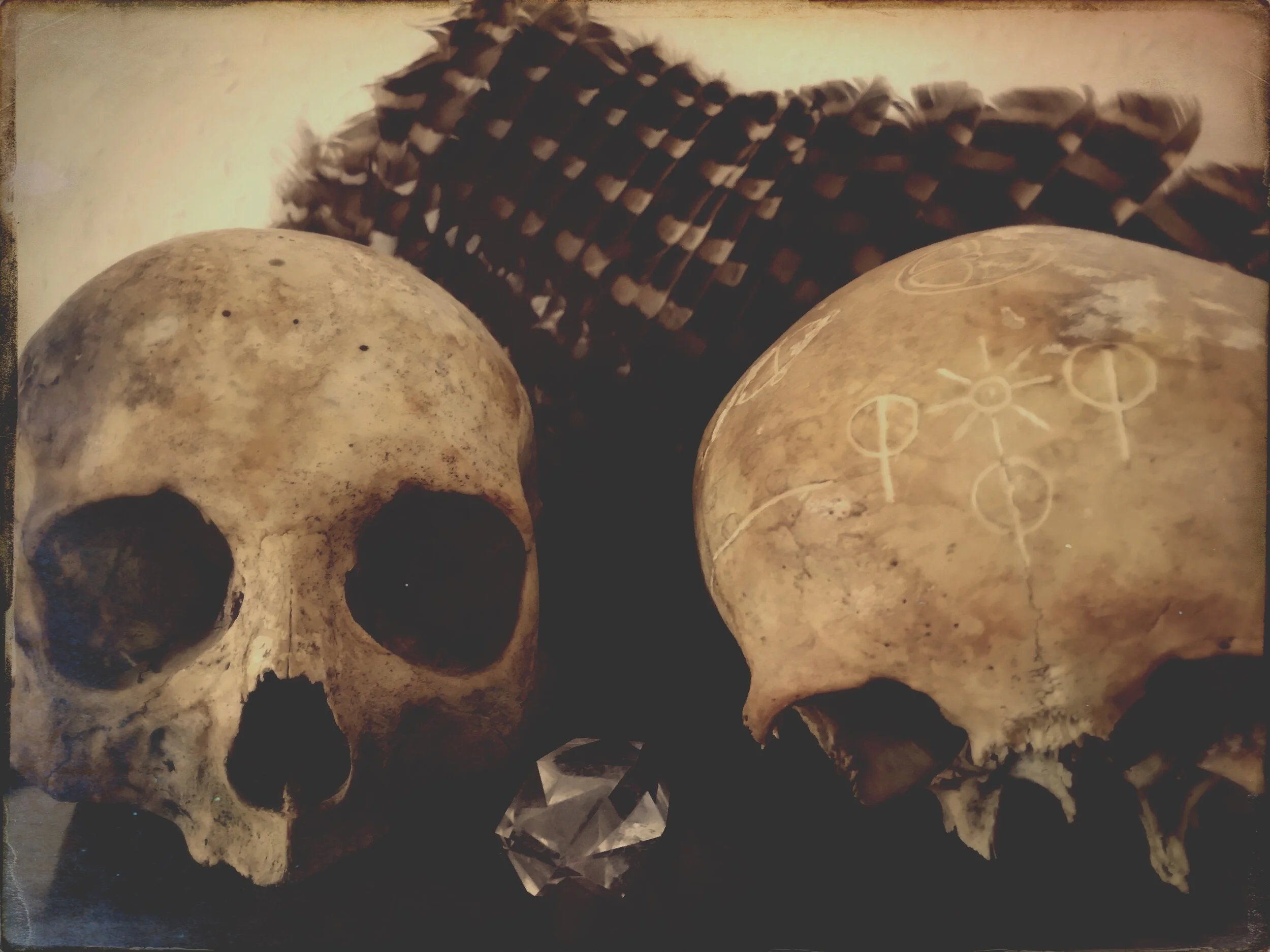 Cartomancy and necromancy