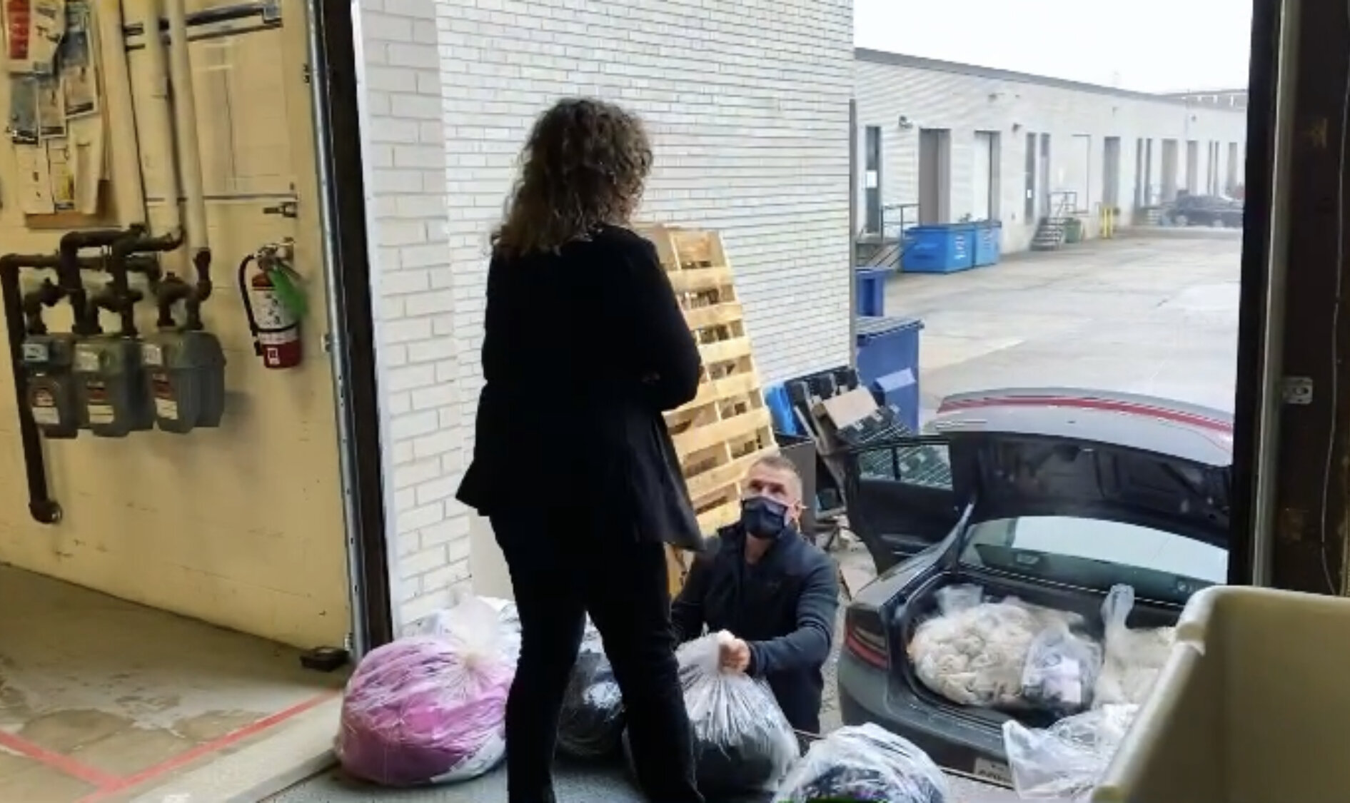 OPP Indigenous Division Delivering Goods to Saugeen First Nation 