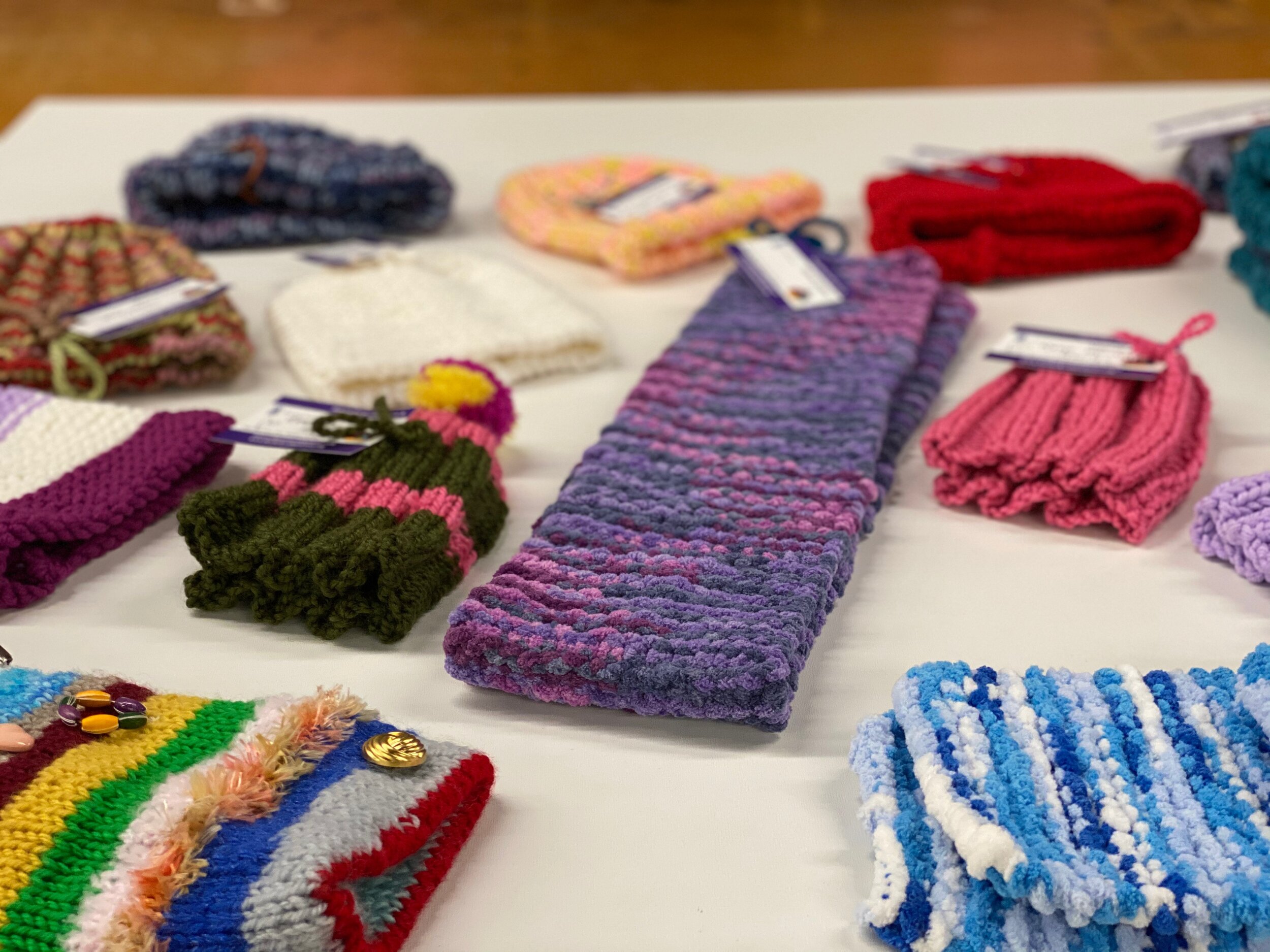 Mitzvah Knitters Donation to United Hearts for Canada