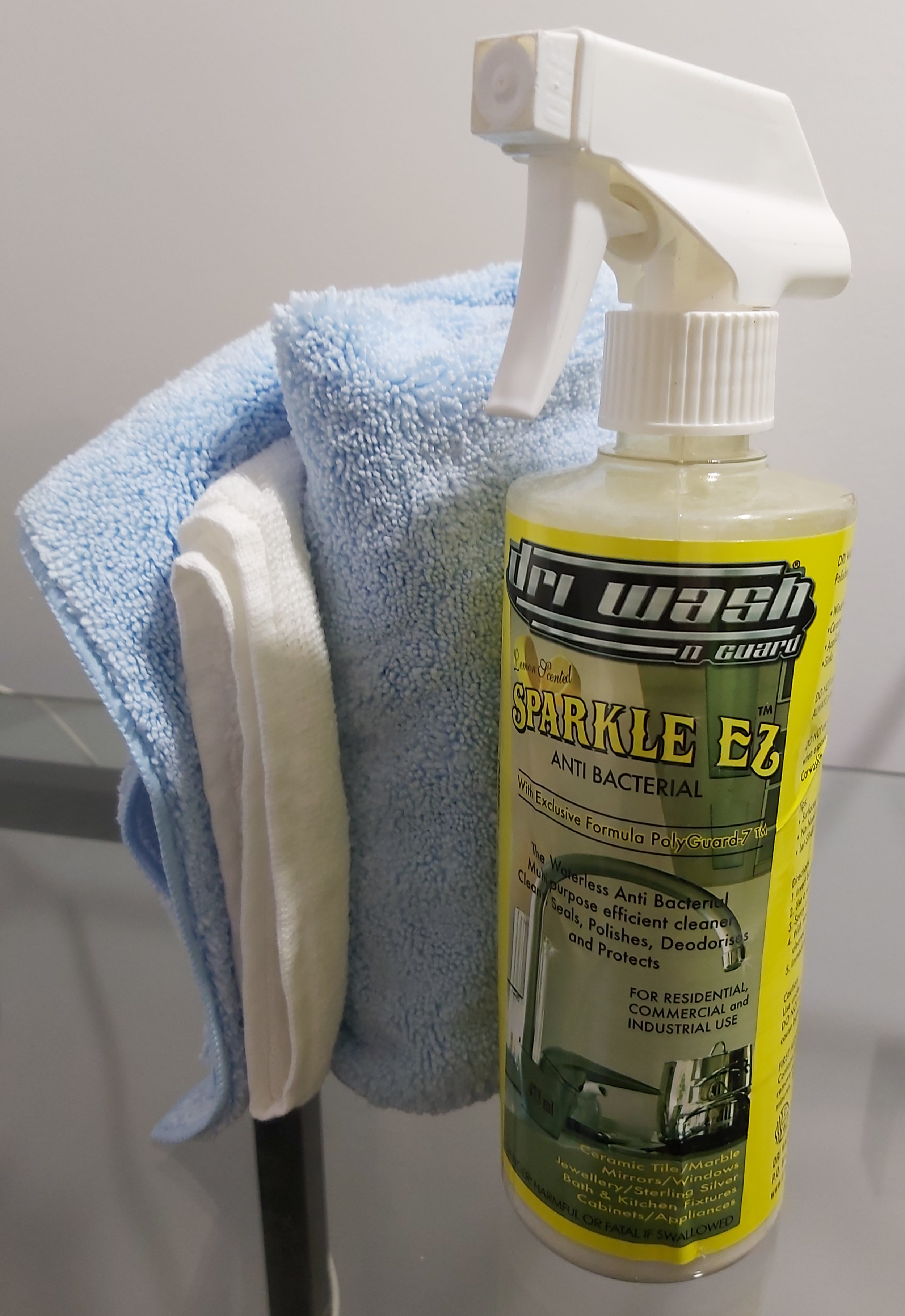 Dri Wash 'n Guard ULTRA-ION™&nbsp;Sparkle EZ  Home (Anti Bacterial) Product Kit - 473 ML