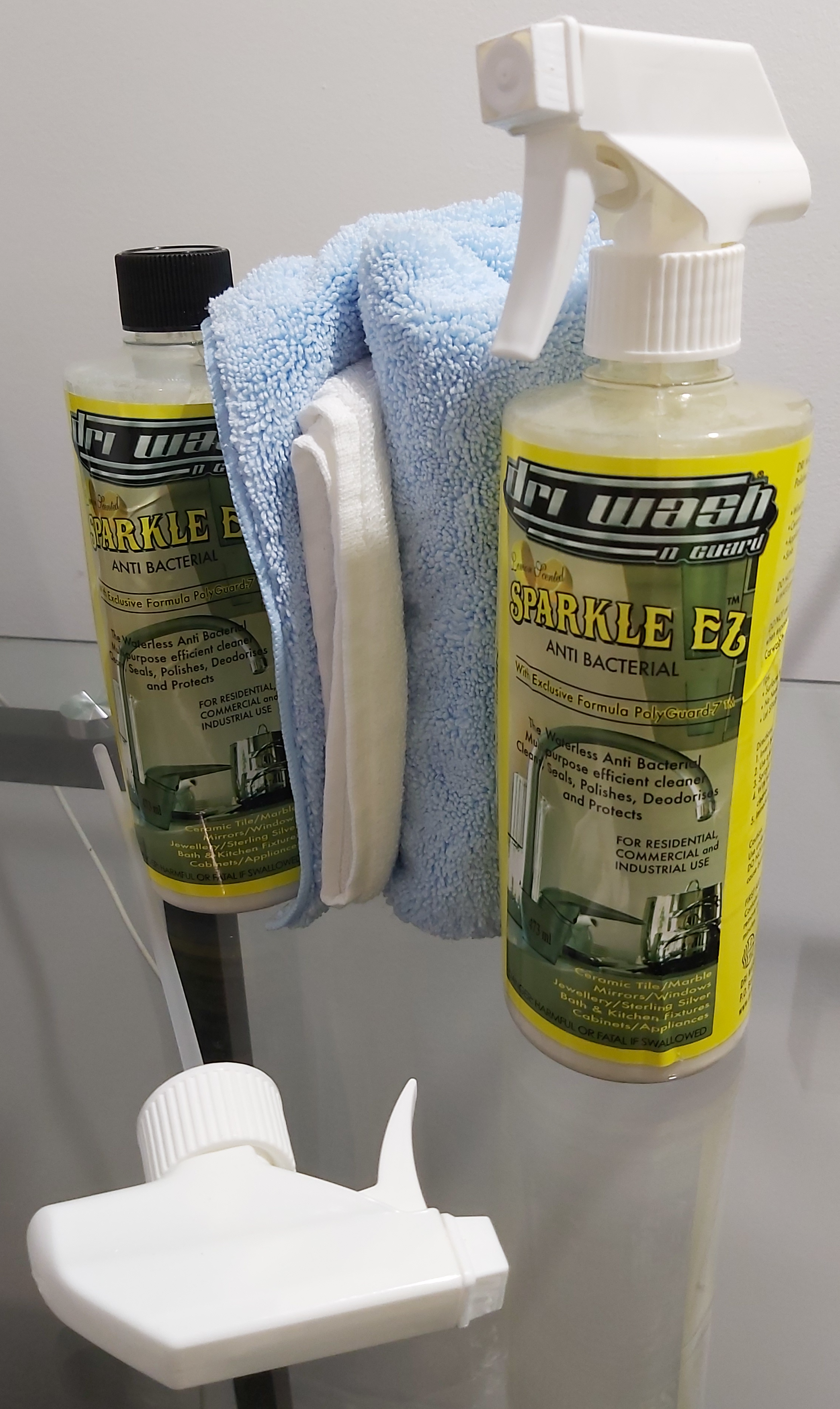 Dri Wash 'n Guard® Sparkle EZ™ Home (Anti Bacterial) Product Kit - 946 ML