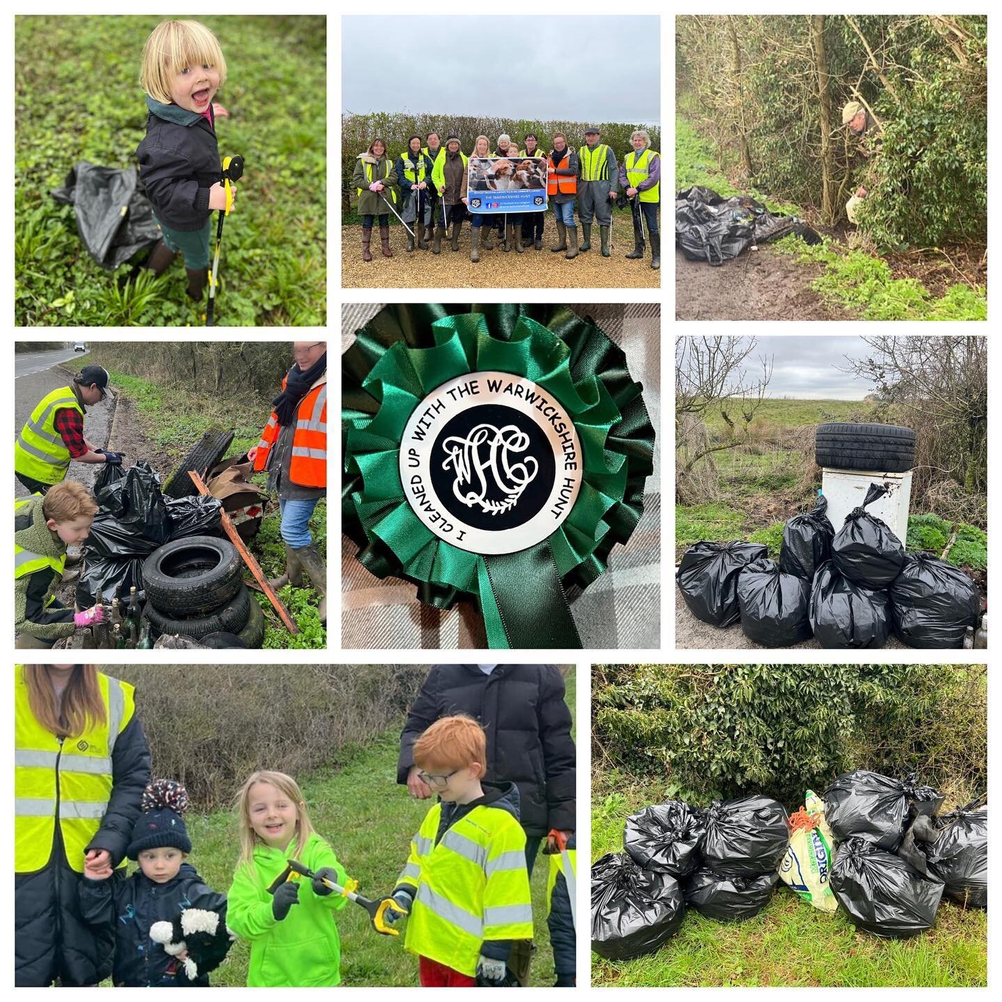 Thank you SO much to everyone who came to help today - so many people from the hunting community came - some young and some slightly older&hellip;that we managed to clear more sites than we anticipated. Warks hunt team in action! A very successful da