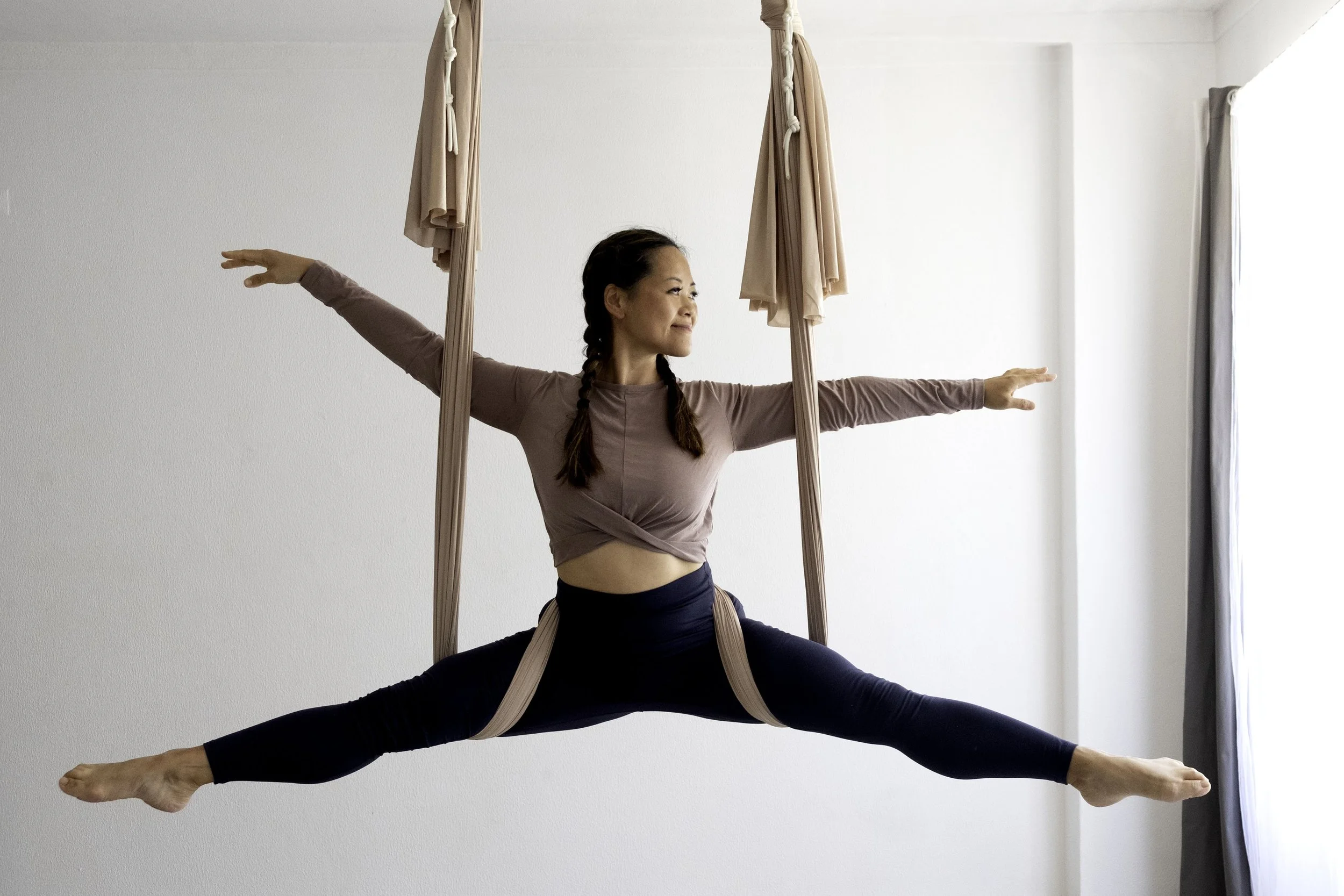 Aerial Yoga pose