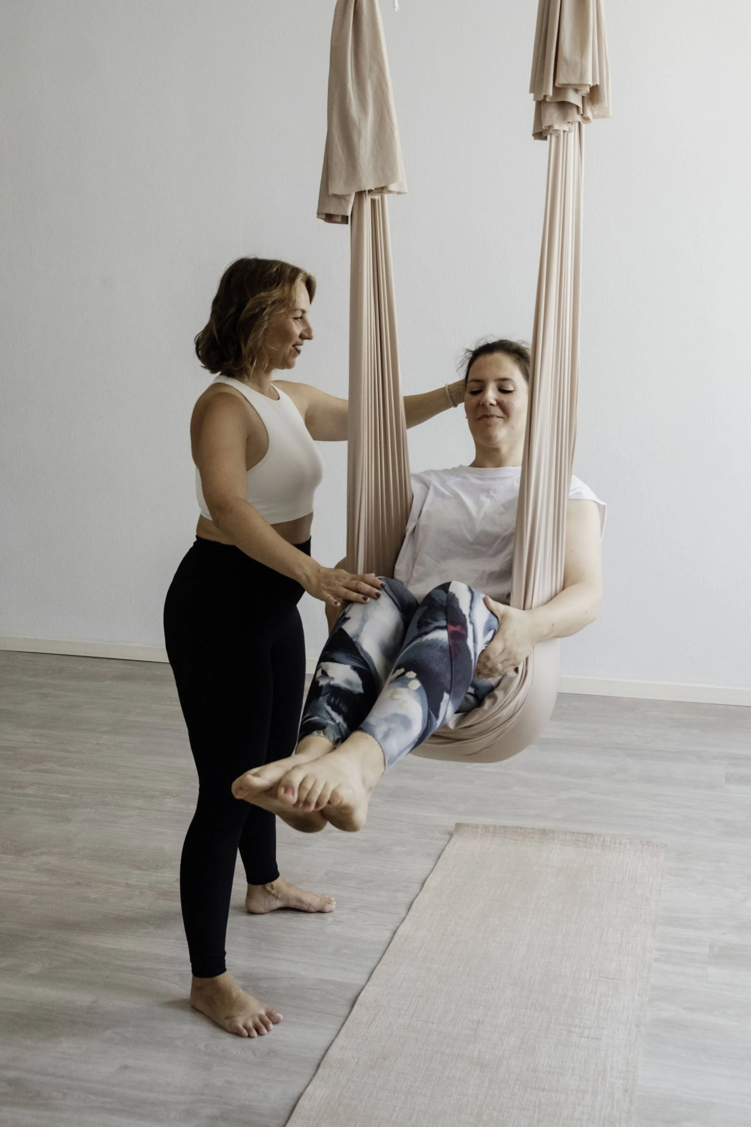 Private aerial Yoga Session
