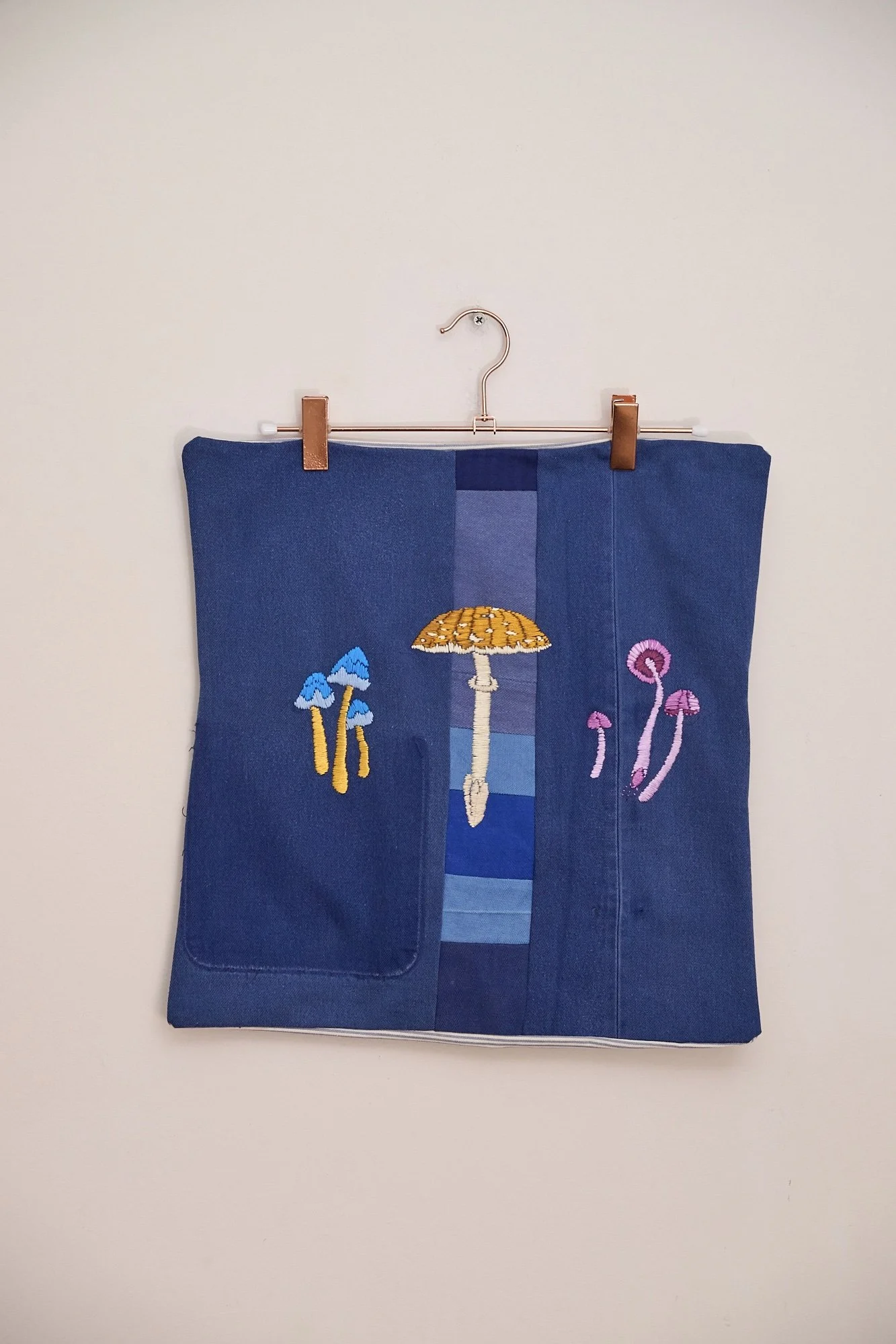 The  Multicolour Shroom Patchwork Cushion Cover