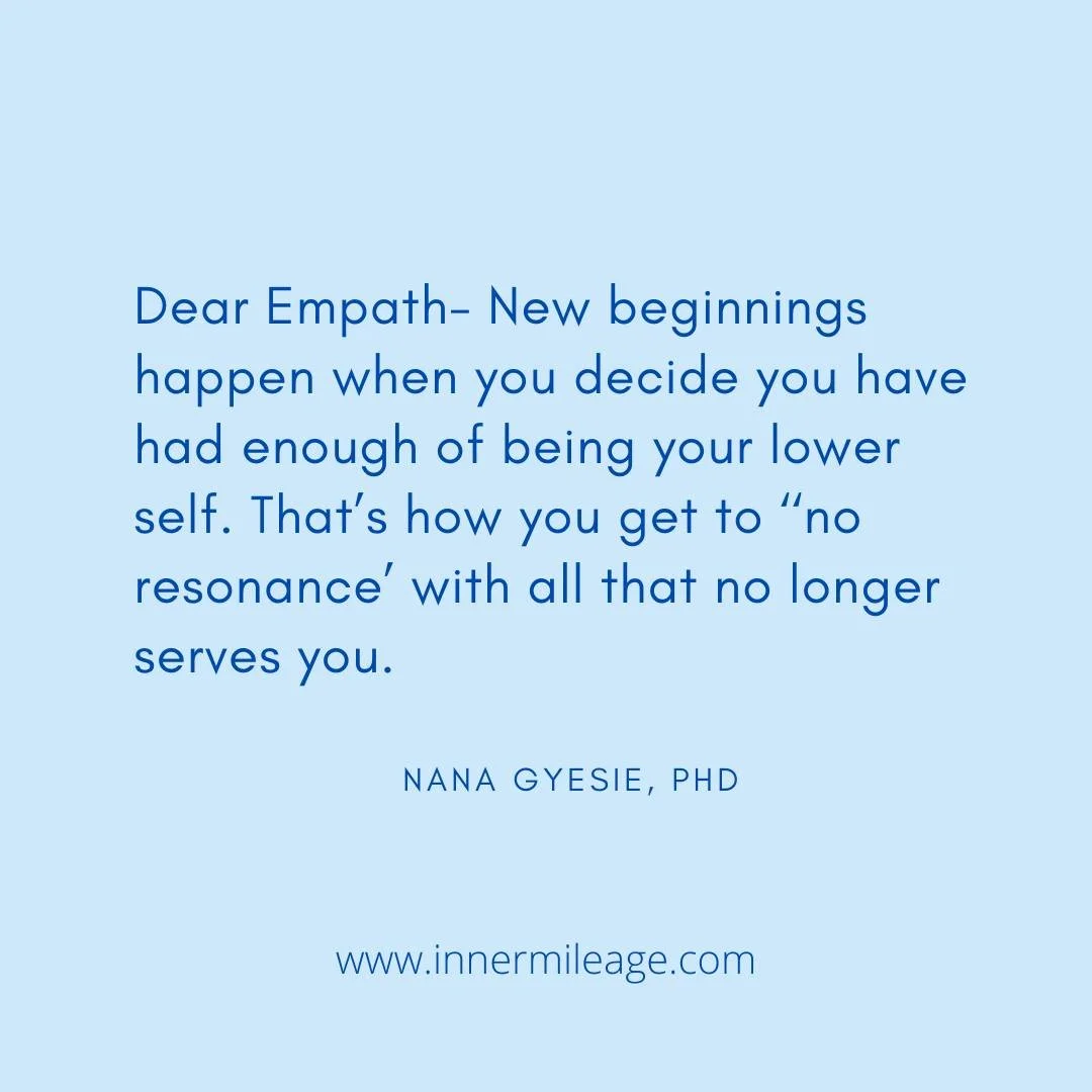 INNER MILEAGE Message of the Day &bull; New Beginnings happen internally &bull;

________________________
#coach
#awakening
#manifestation
#narcisaiaticabuse
#empath
