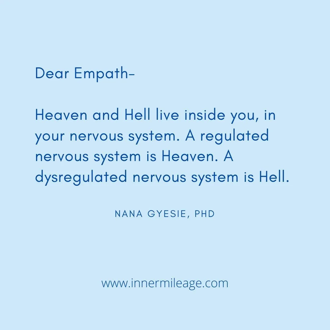 INNER MILEAGE Transmission of the Day &bull;

_______
#empath
#narcissisticabuse
#5D
#nervoussystem