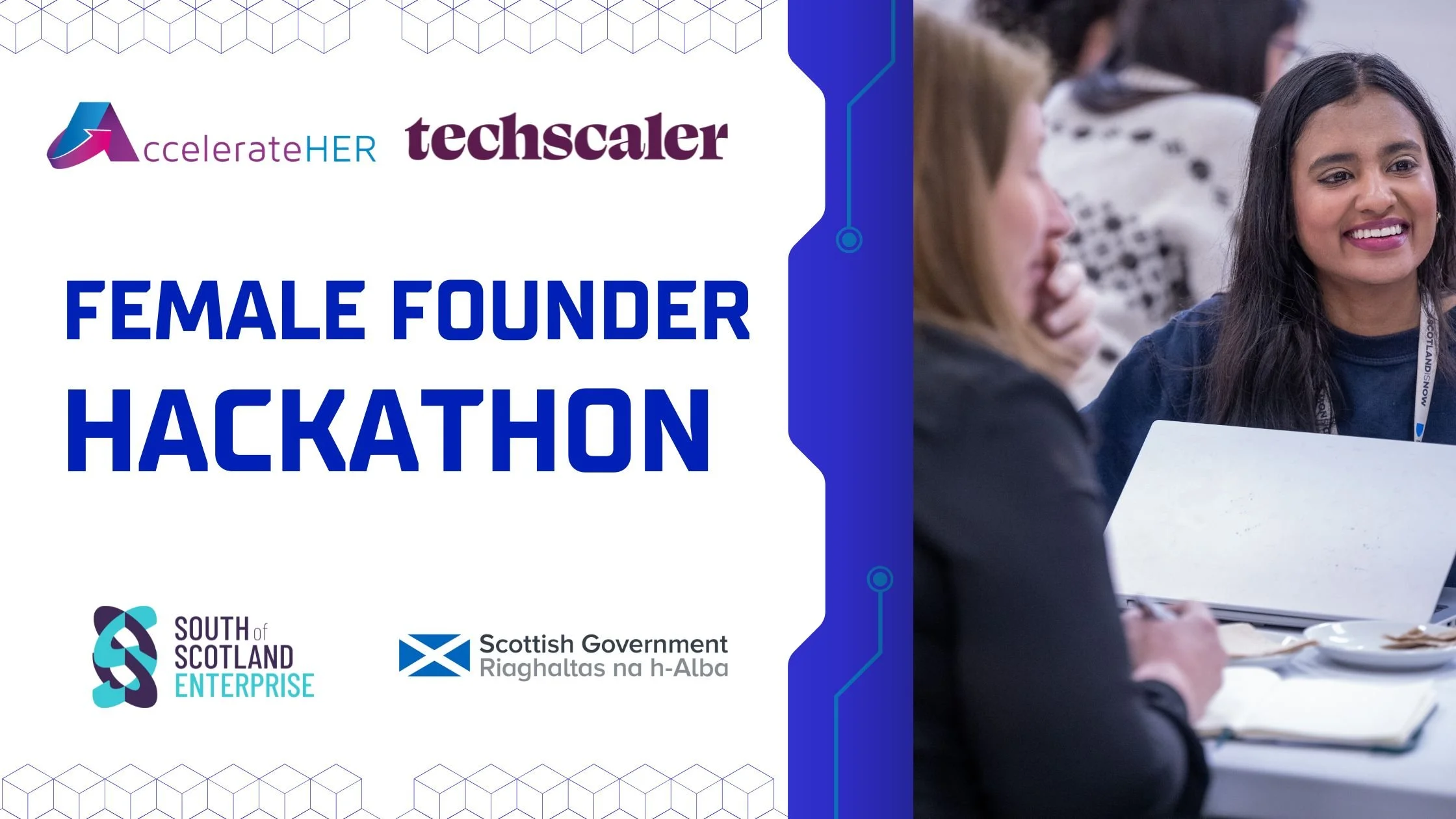 Female Founder Hackathon: Demystifying Tech in the South of Scotland