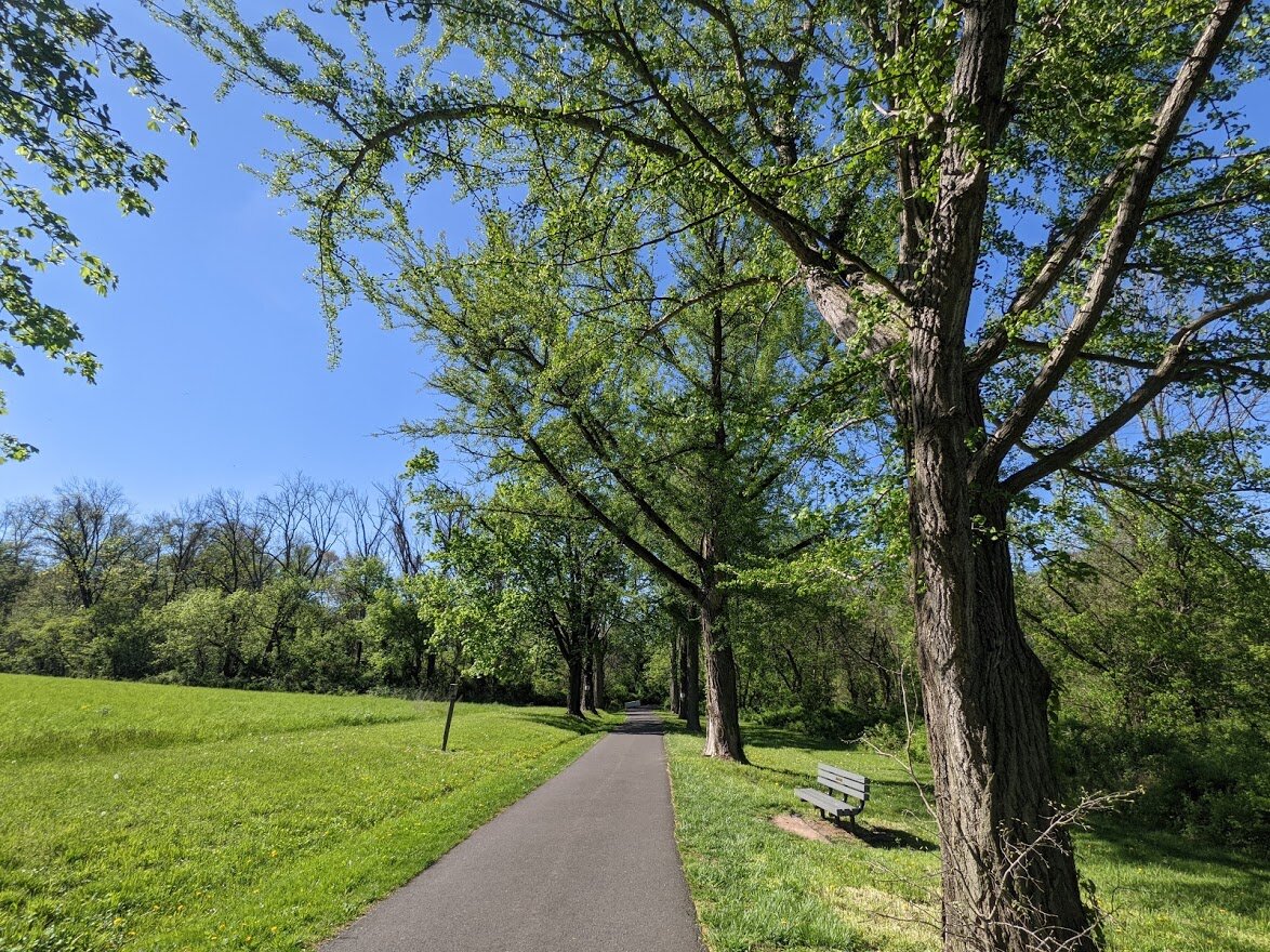 There are plenty of benches for you to stop and take a rest, grab some water or have a snack.