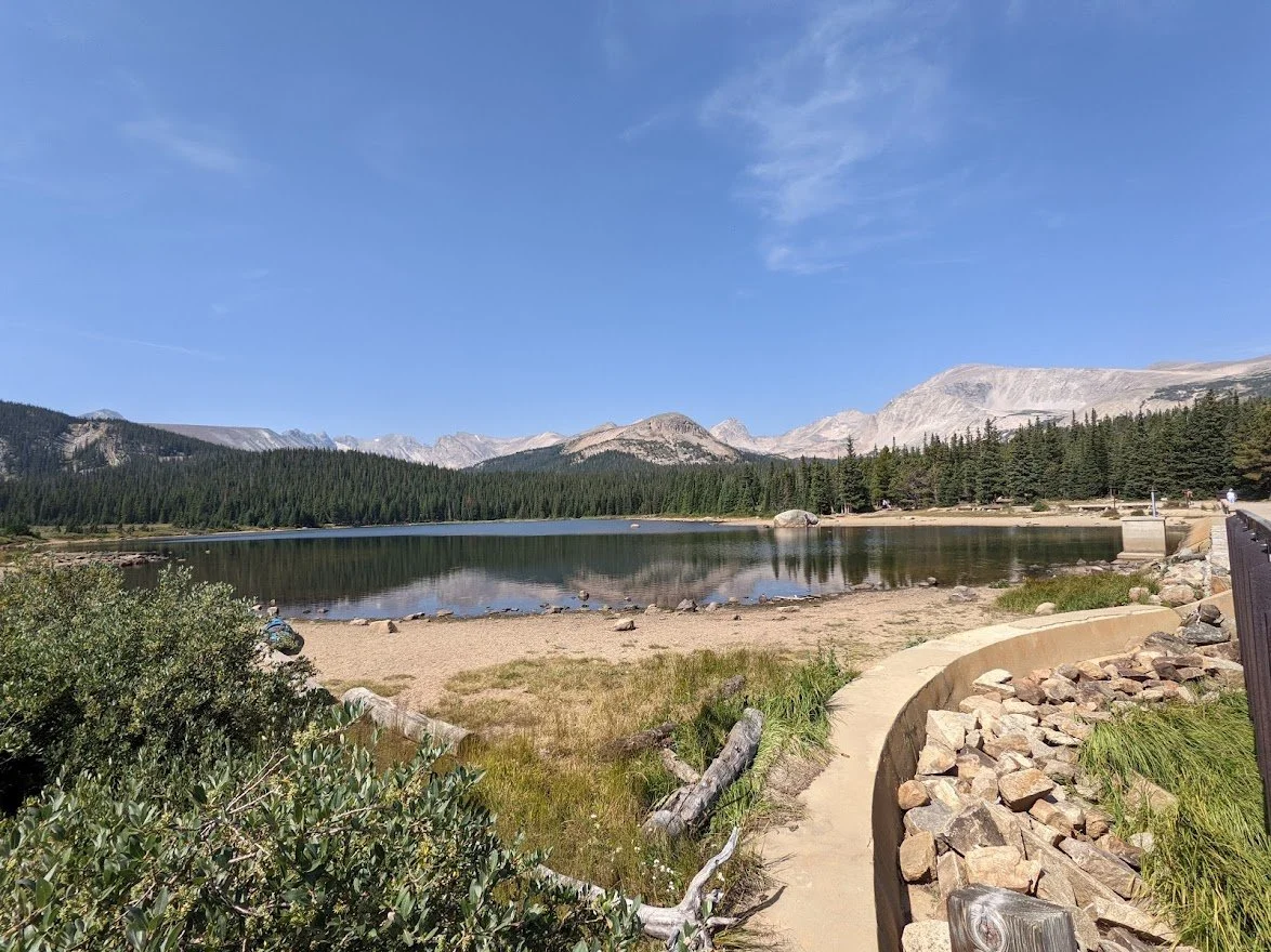 Brainard Lake with Mount Audubon visible in the distance