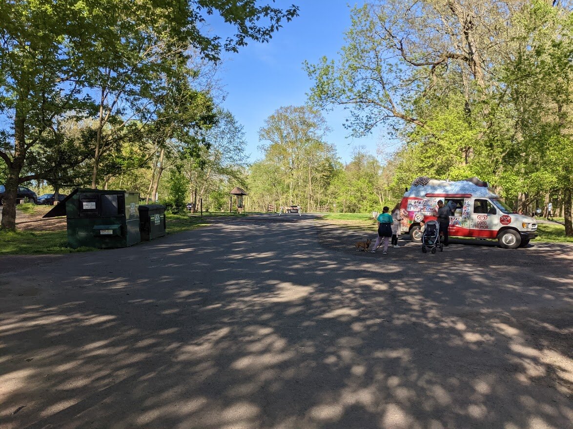 This park even has an ice cream truck...? YES PLEASE! New Jersey, take note.
