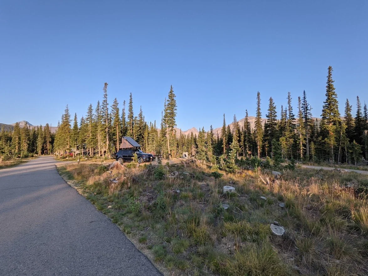 Even the view from our campsite was glorious in the morning.