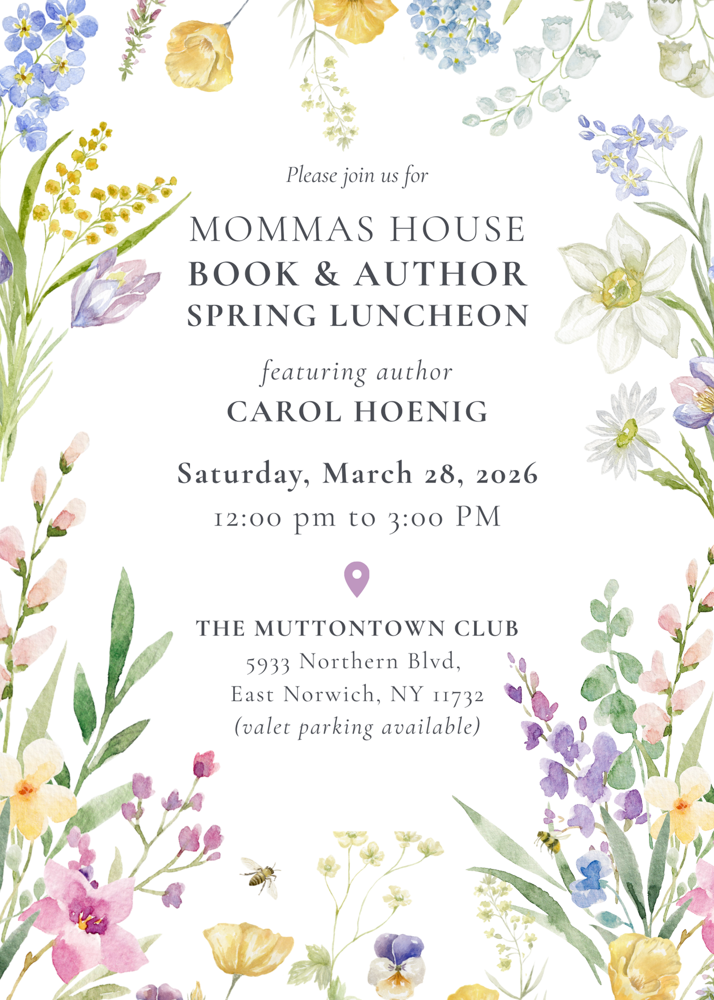 Book and Author Spring Luncheon