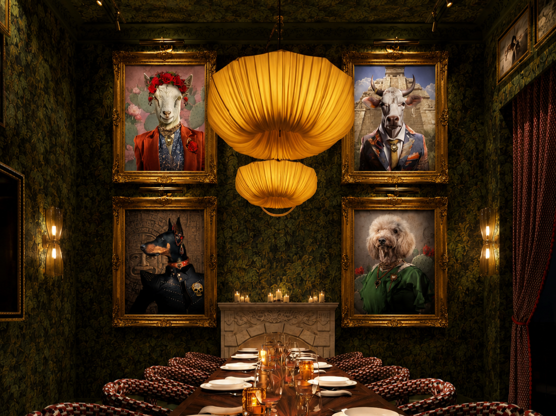 Catch Restaurant Mexico – Animal Portrait Series