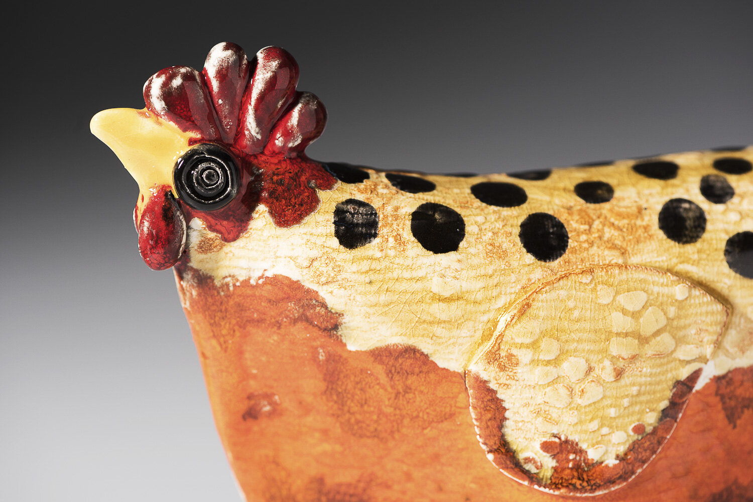 Hand built animal sculpture by Mount Ida Pottery