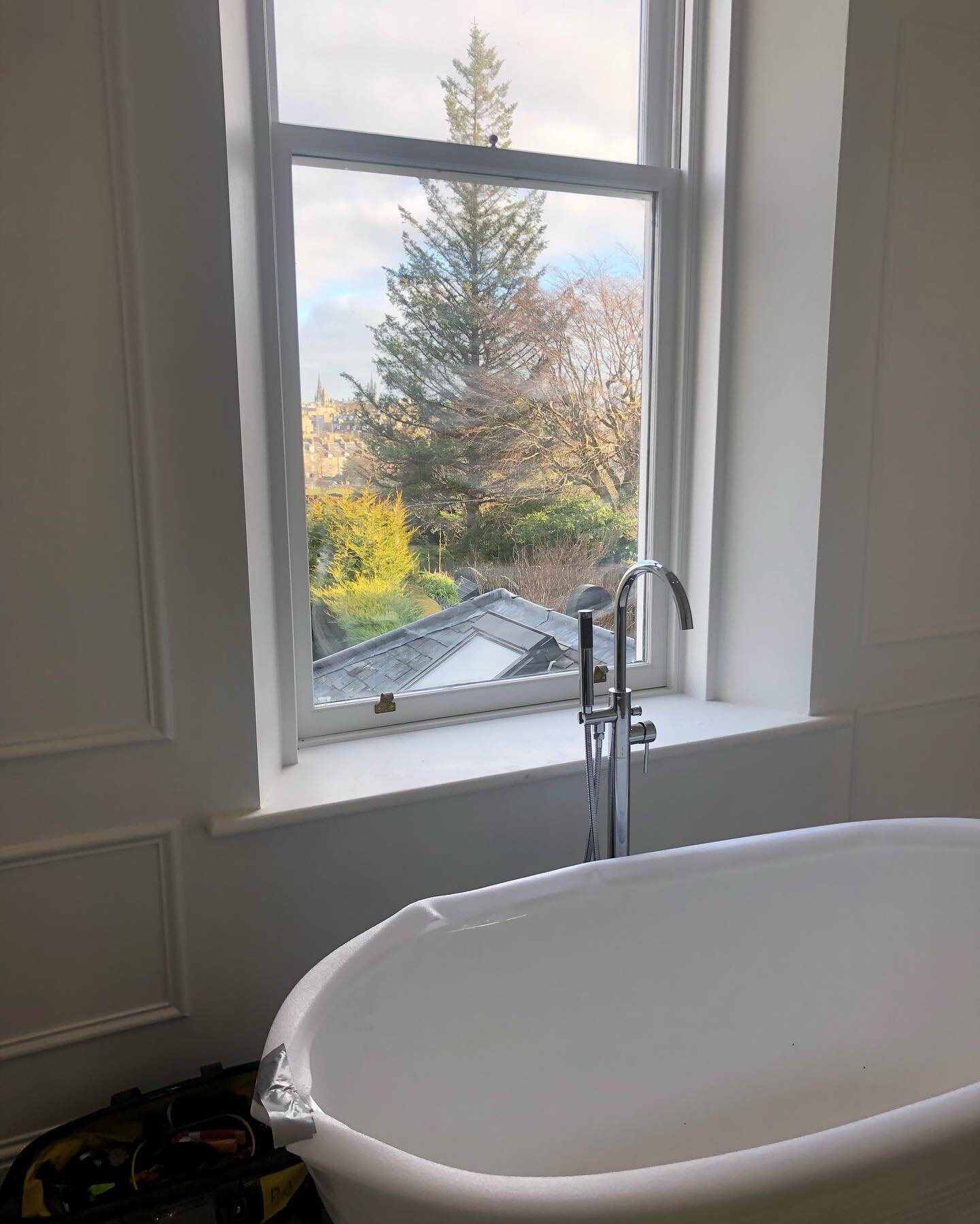 Final finishes coming together on site, phase one of our project in Aberdeen nearly complete! Bathroom fittings from @lussostone.
 
#homerenovation #homerenovationuk #homedesign #bathroomdecor #periodhome #architect #aberdeenscotland #homedesign #hom