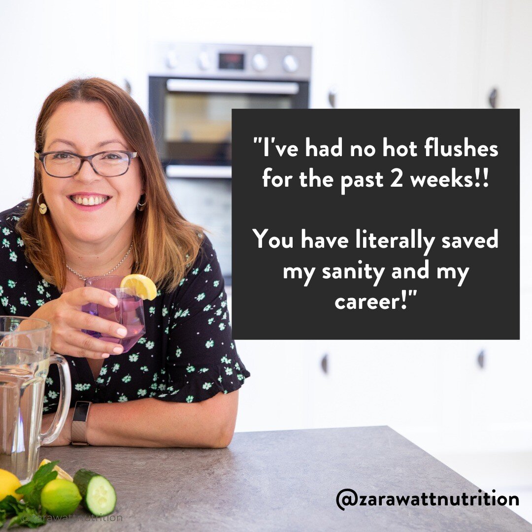 &quot;I've had no hot flushes for the past 2 weeks!!
You have literally saved my sanity and my career!&quot;

This message was from one of my lovely 1-to-1 clients, let&rsquo;s call her Laura.

When we first spoke, Laura was at the end of her tether 