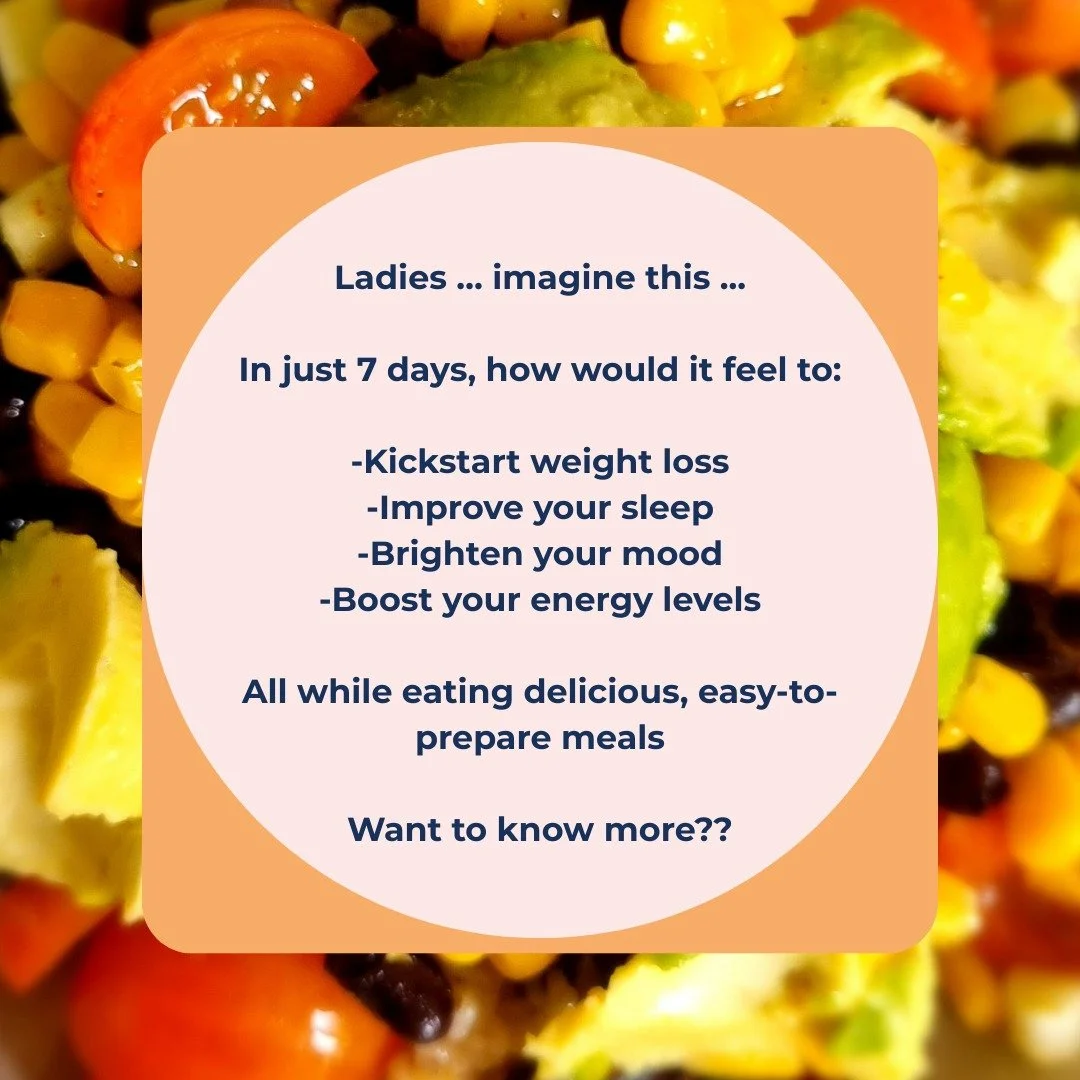 My 7-Day Autumn Reboot starts on Monday!!

15-21 September 

This small-group programme has been designed by a Nutritionist for women just like you.

Does this sound familiar?
😢 You've been stuck at the same weight for ages and your go-to diet isn't