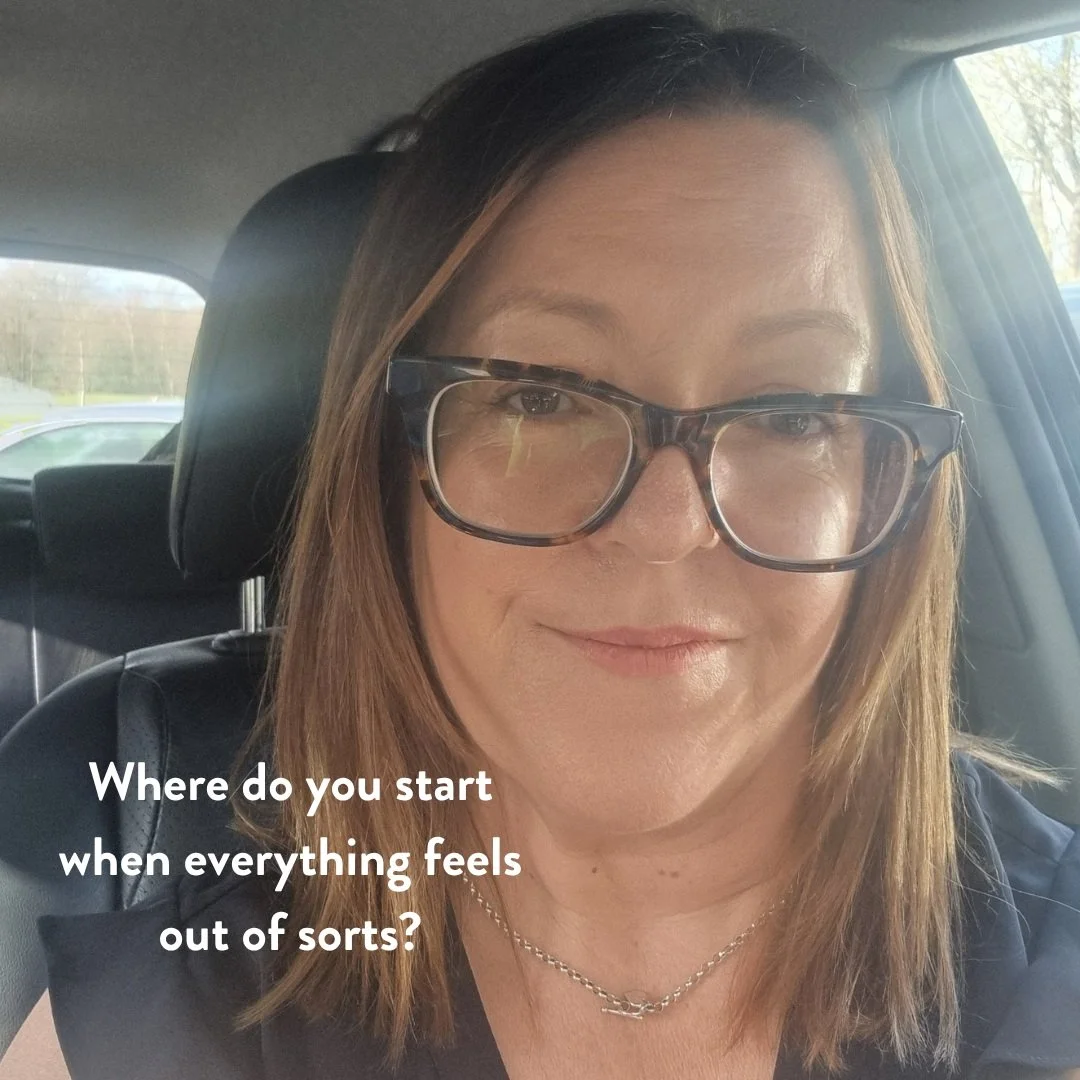 You&rsquo;re tired, you&rsquo;re sleeping badly, your clothes feel uncomfortable, and deciding what to eat has become another thing to worry about.

Where on earth do you start?

You save a post about protein. Read something about fasting. Someone su