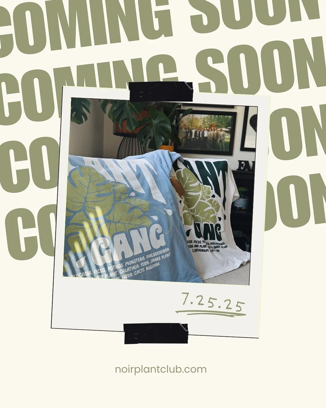Been gone a while but we’re back with some heat for the Gang. 
New drop this Friday. 
#NoirPlantClub