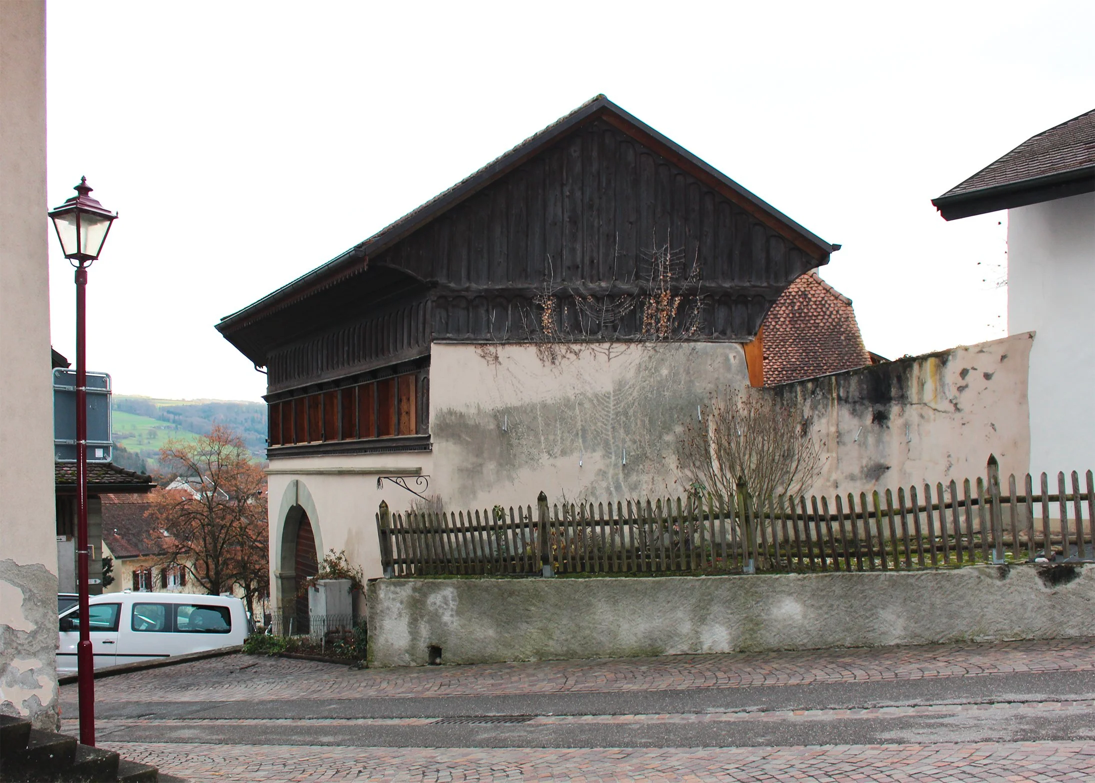 Lucens projet rénovation transformation agrandissement architecture Lausanne architecte bureau charpente construction bois