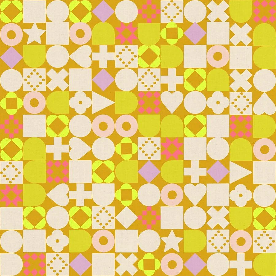 Blocks - LoFi - Cactus Sold by the 1/4 yard