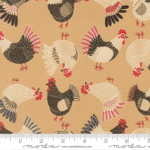 Hens - Tan - 1/4 Yard