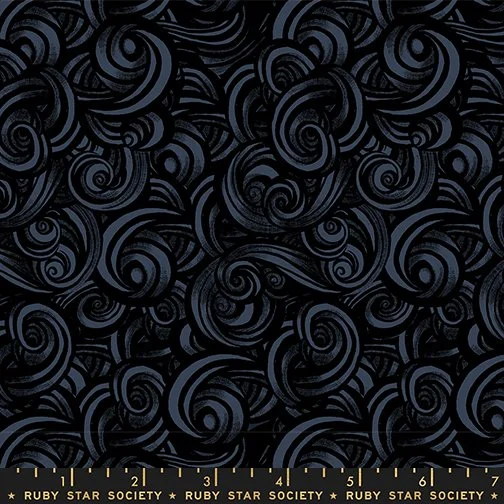 Fireglow Swirls - 1/4 Yard