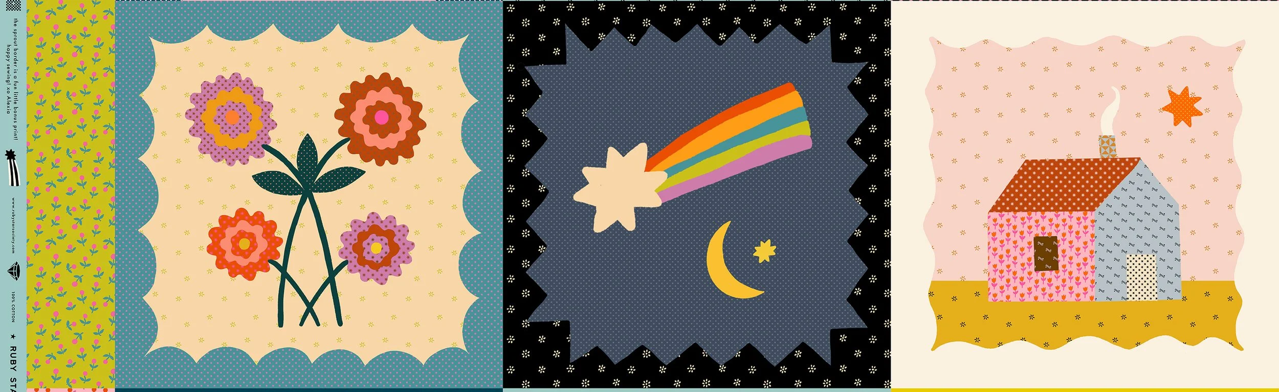 Mystic Fable - Set of 3 printed Blocks