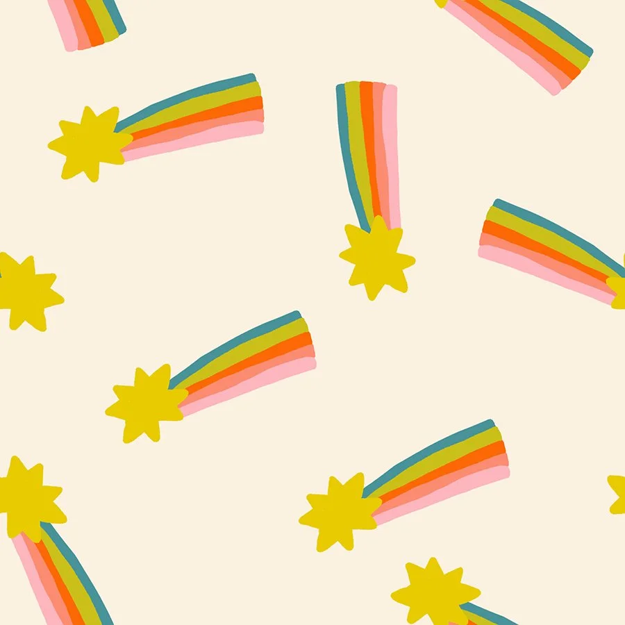 Stars - Natural - Mystic Fable - 1/4 Yard