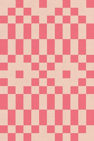 Bitmapped - LoFi - Coral Sold by the 1/4 yard