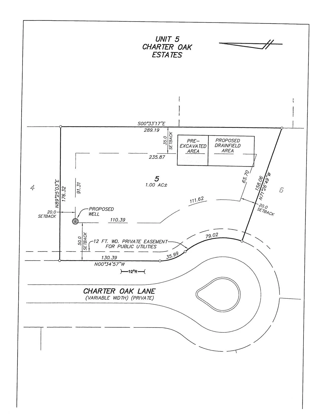 Homesite Map — Charter Oak Estates