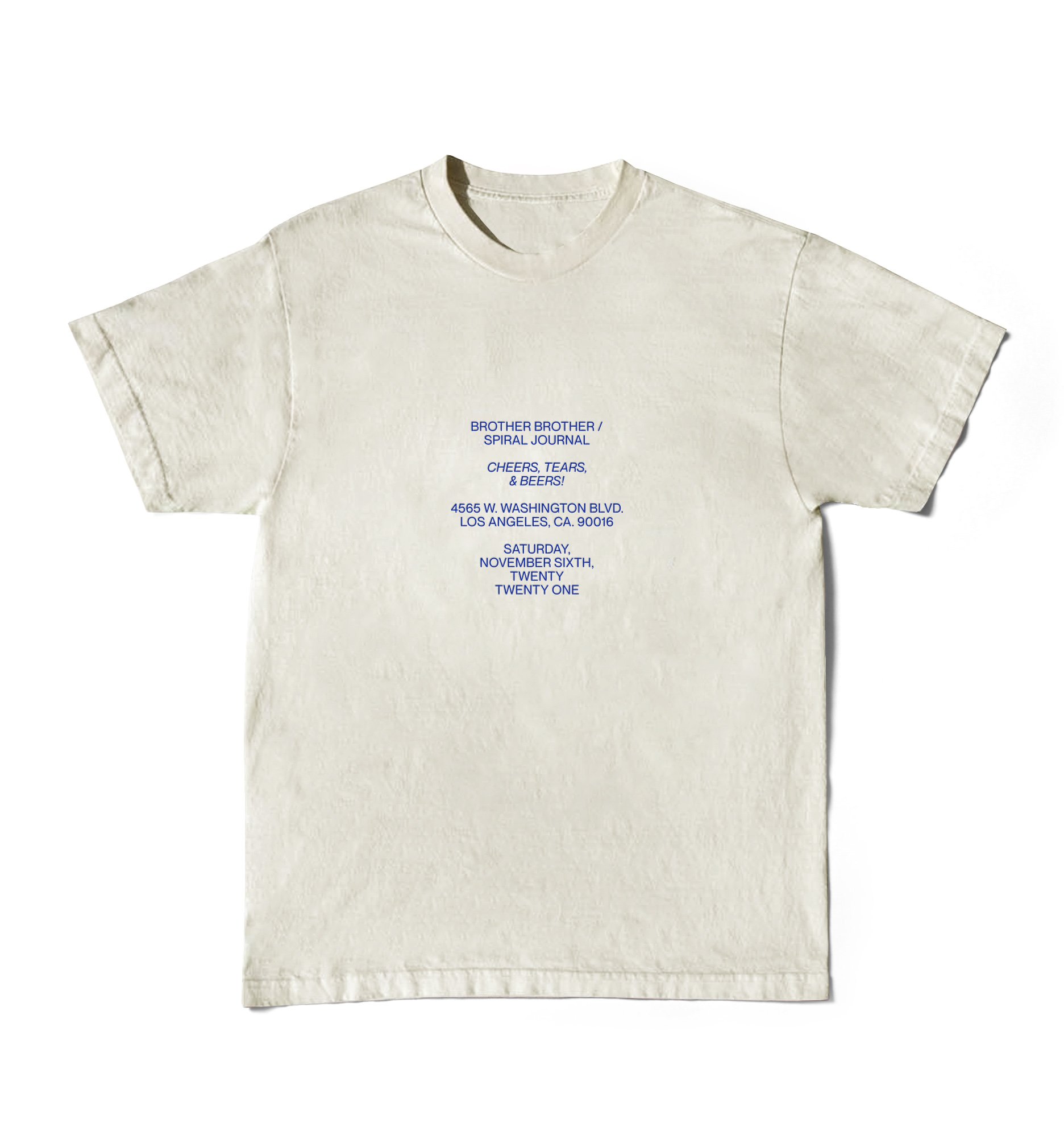 SPIRAL x Brother Brother Event T-shirt — SPIRAL
