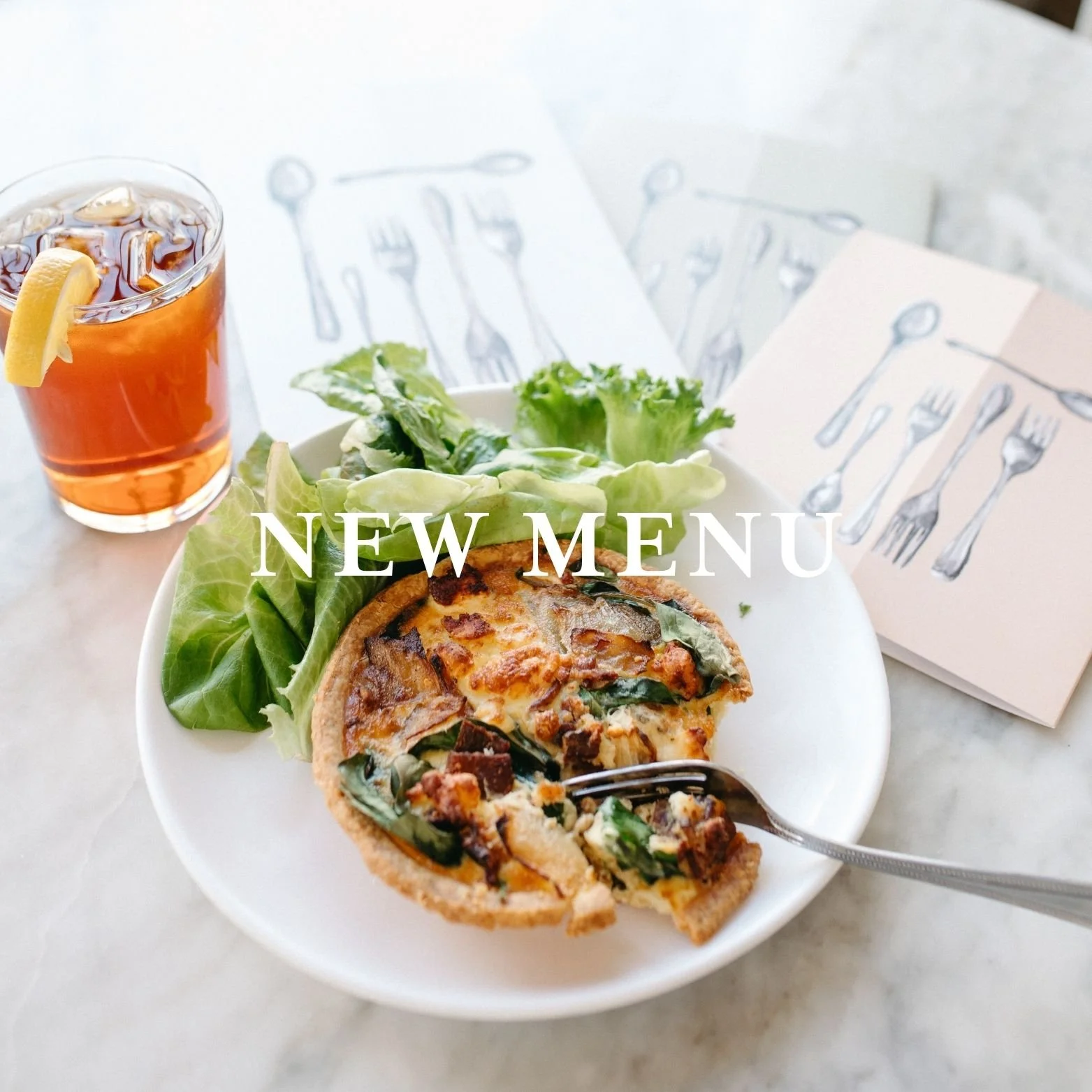 Serving from our Spring/Summer Menu 