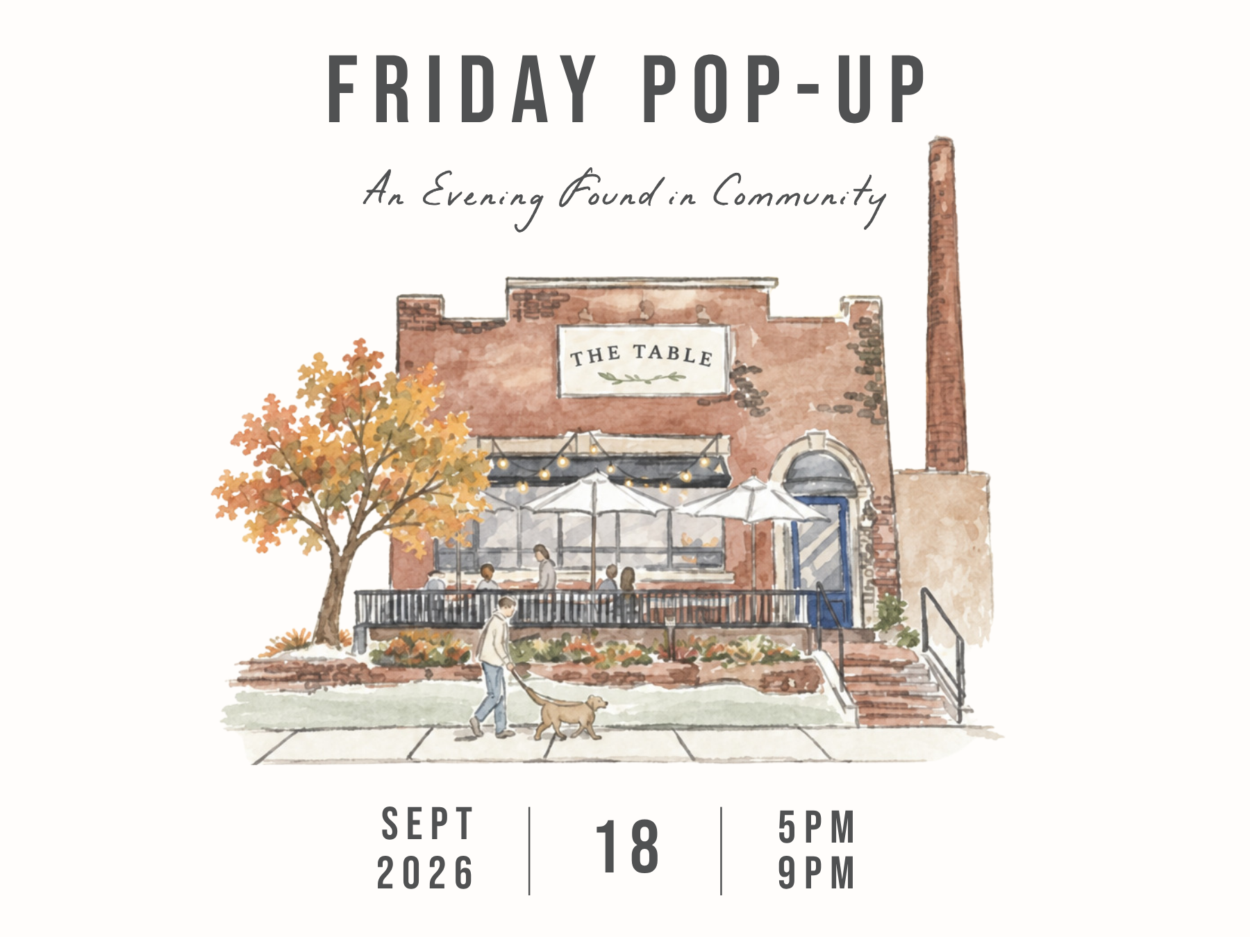 FRIDAY POP-UP