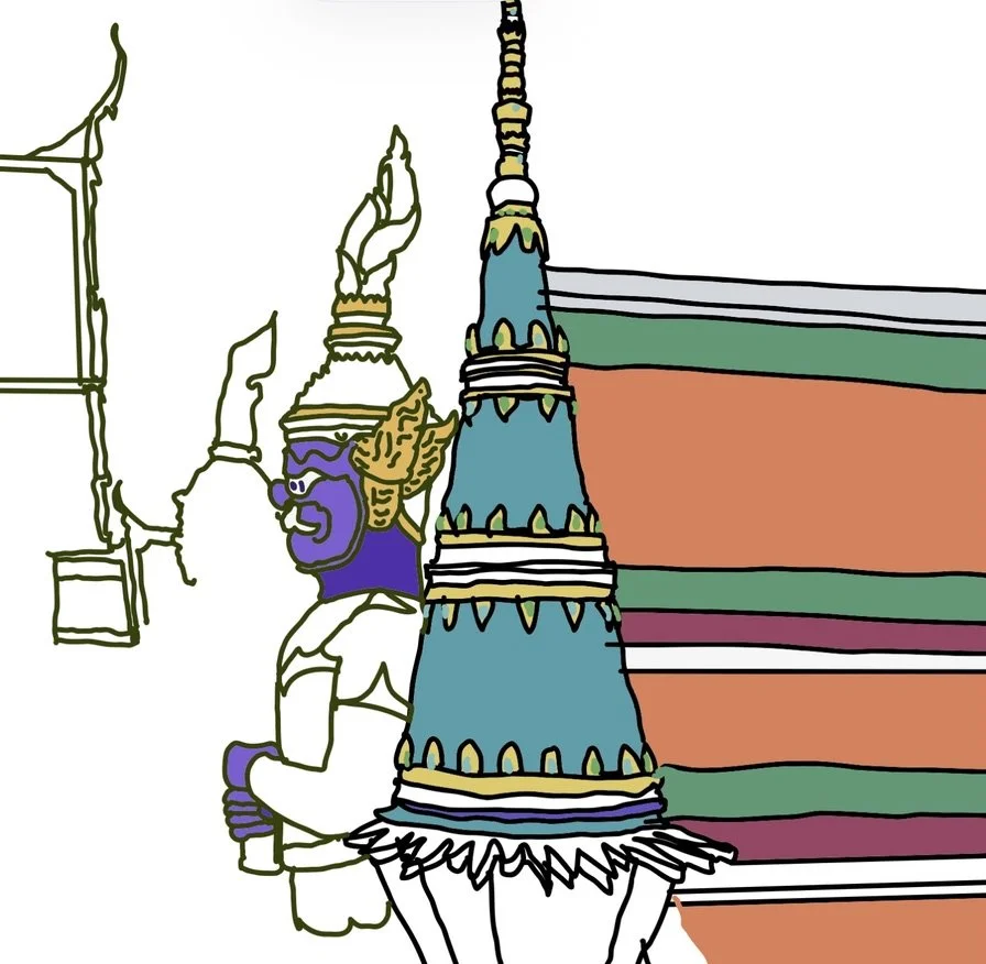 Grand Palace sketching