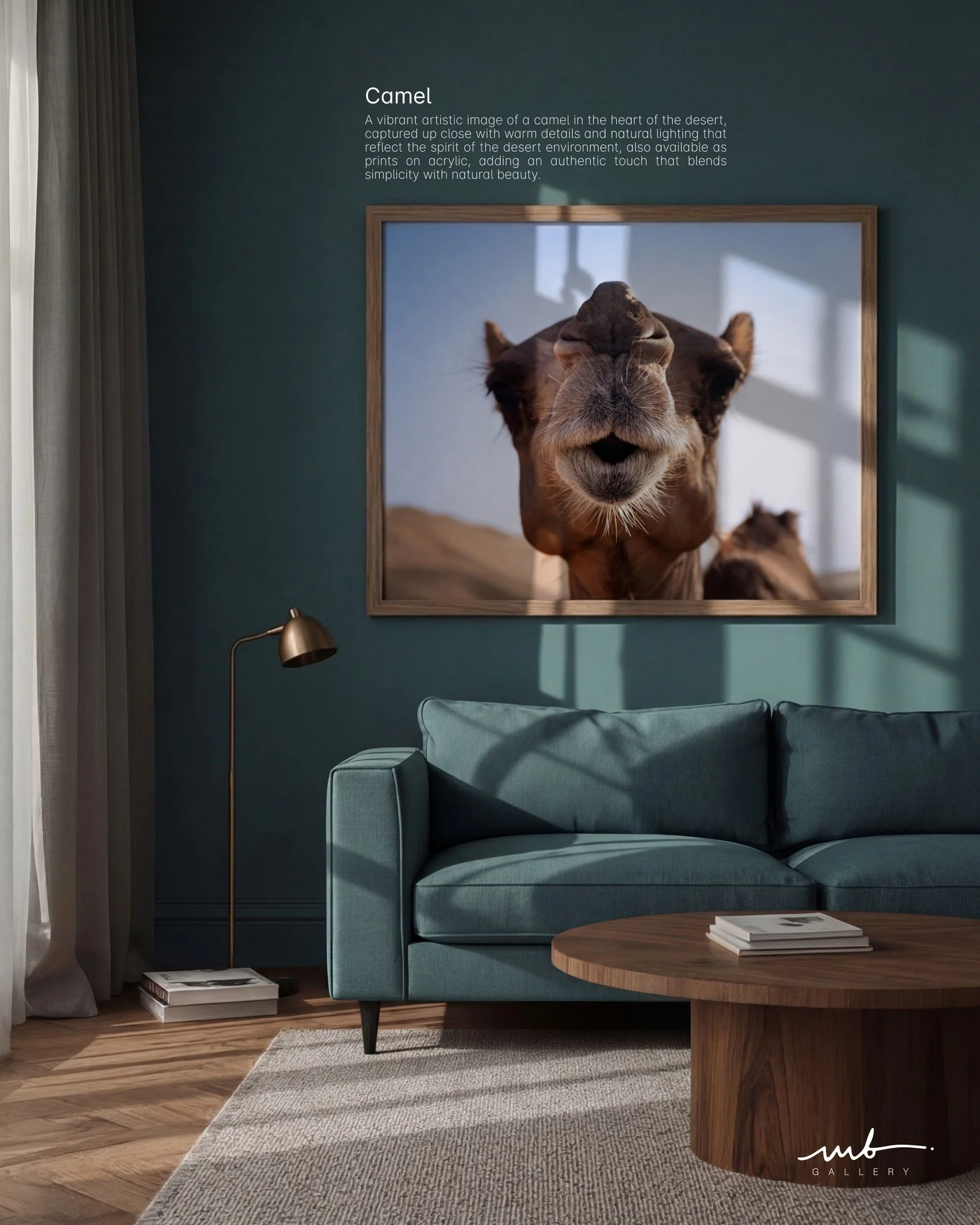 This is print on acrylic, Desert soul, captured in a single glance 🐪✨�A touch of nature&rsquo;s beauty bringing warmth and character to your space 🌵🤎 #DesertVibes #NatureArt #InteriorStyle