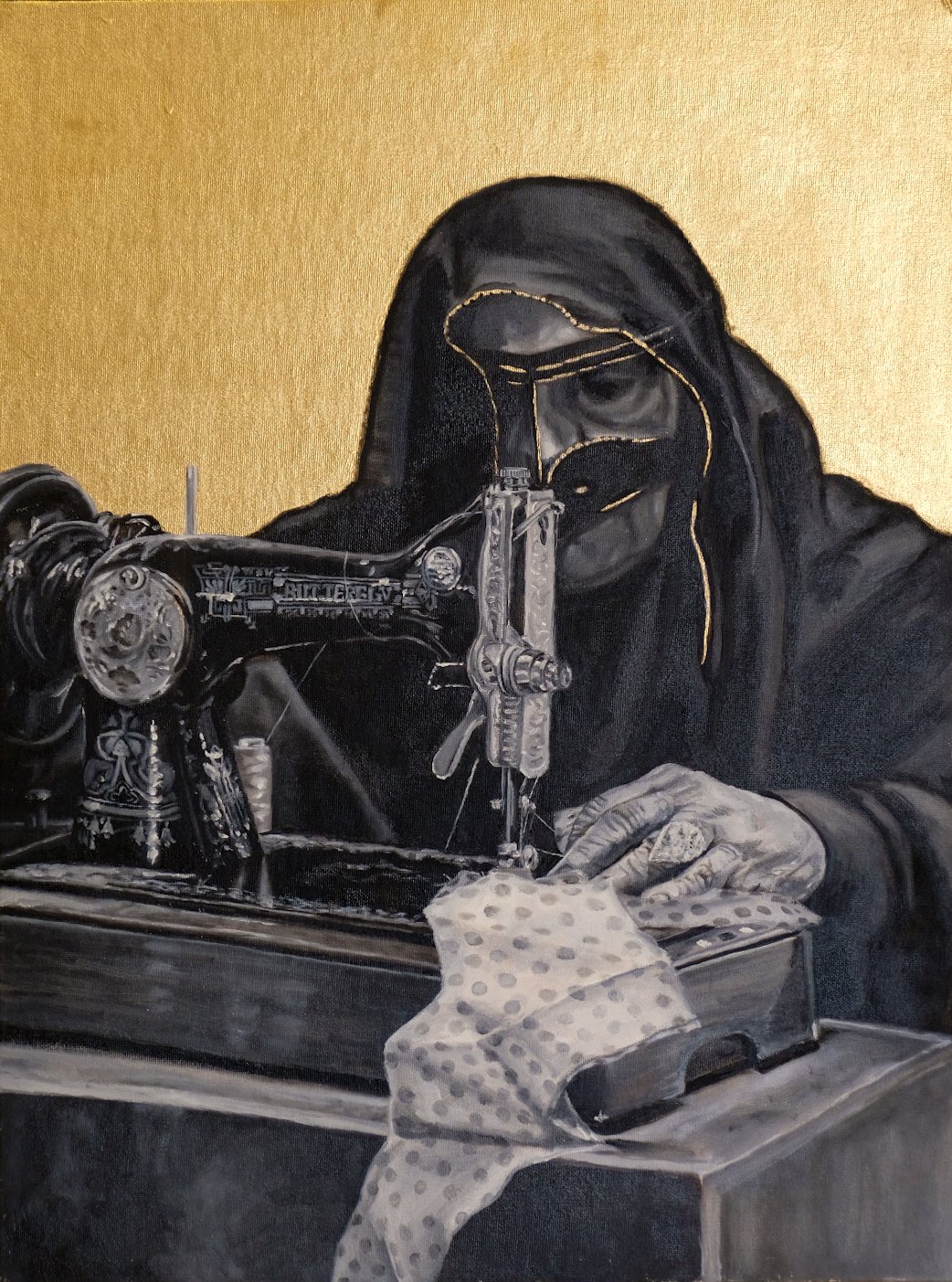 The Tailor, 2024 (Oil on Canvas - 29”*18”)
