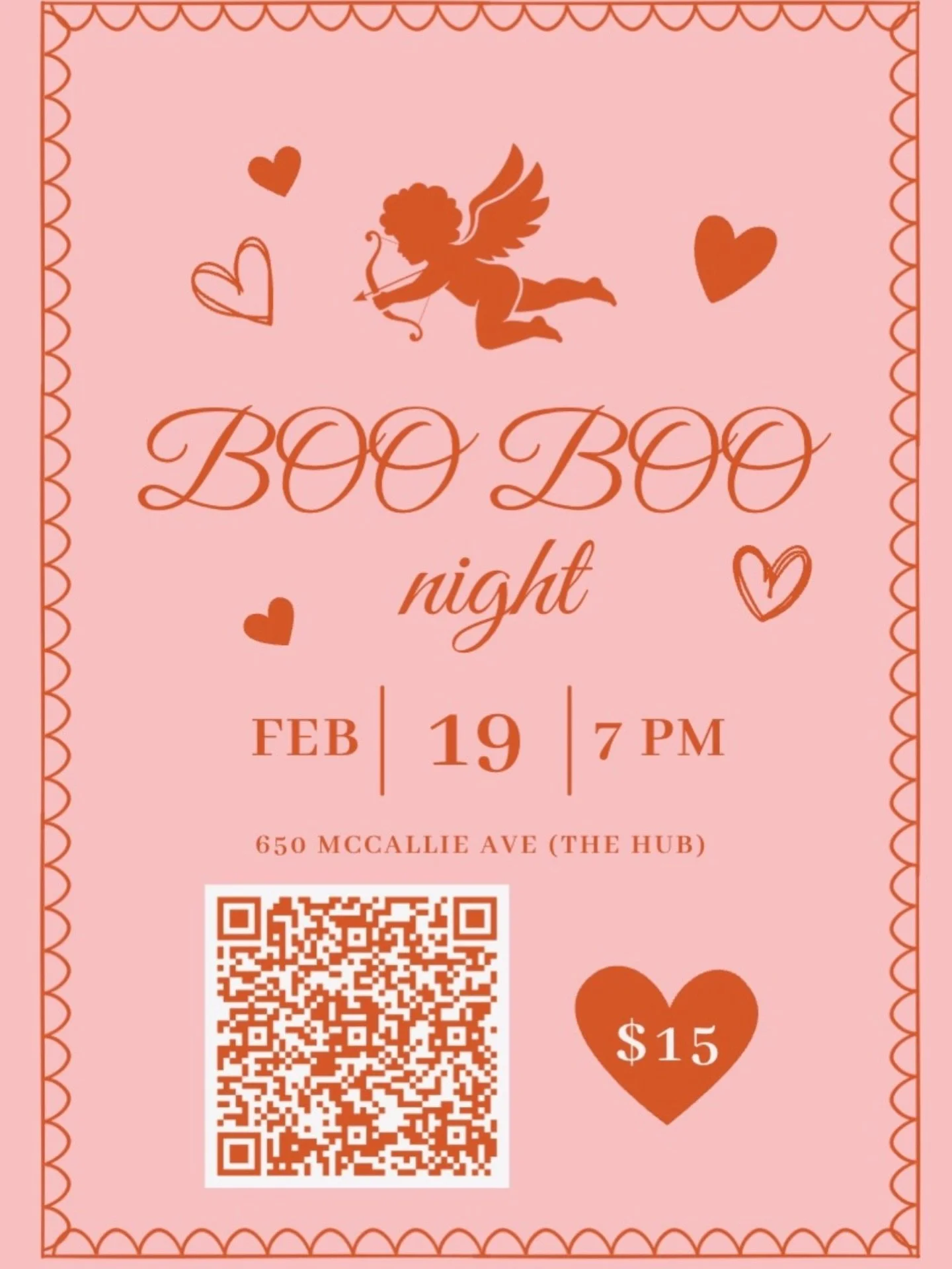 it&rsquo;s that time of year&hellip; Boo Boo Night is here!! 
&bull;
come and support all of our Spring Break missions. a night full of fun, whether it&rsquo;s with friends or a 1-on-1 date 👀😚 💝🌹 
&bull;
scan the QR code or link in bio!!