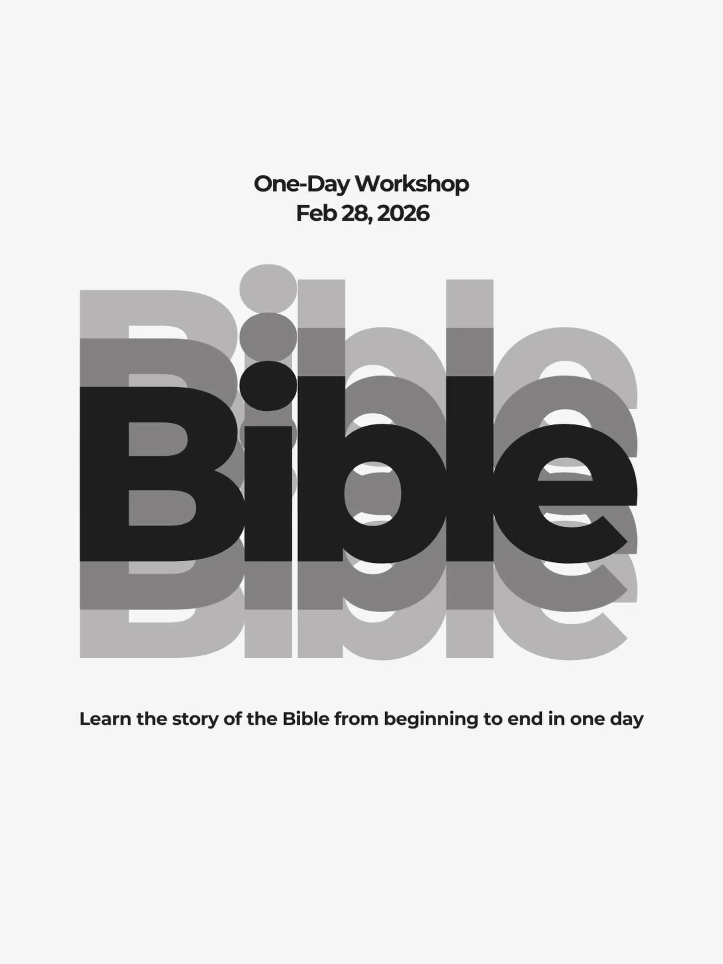 This Saturday at 10am | 650 McCallie in the Hub, we&rsquo;re going to deep-dive into the Bible. We&rsquo;ll talk through important elements around reading it and walk through the whole story of the Bible from beginning to end. Lunch is provided, and 