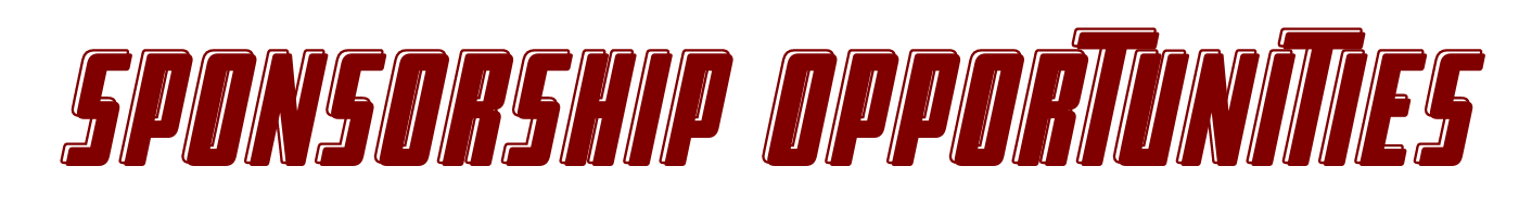 Text that reads "Sponsorship Opportunities" in bold red letters.