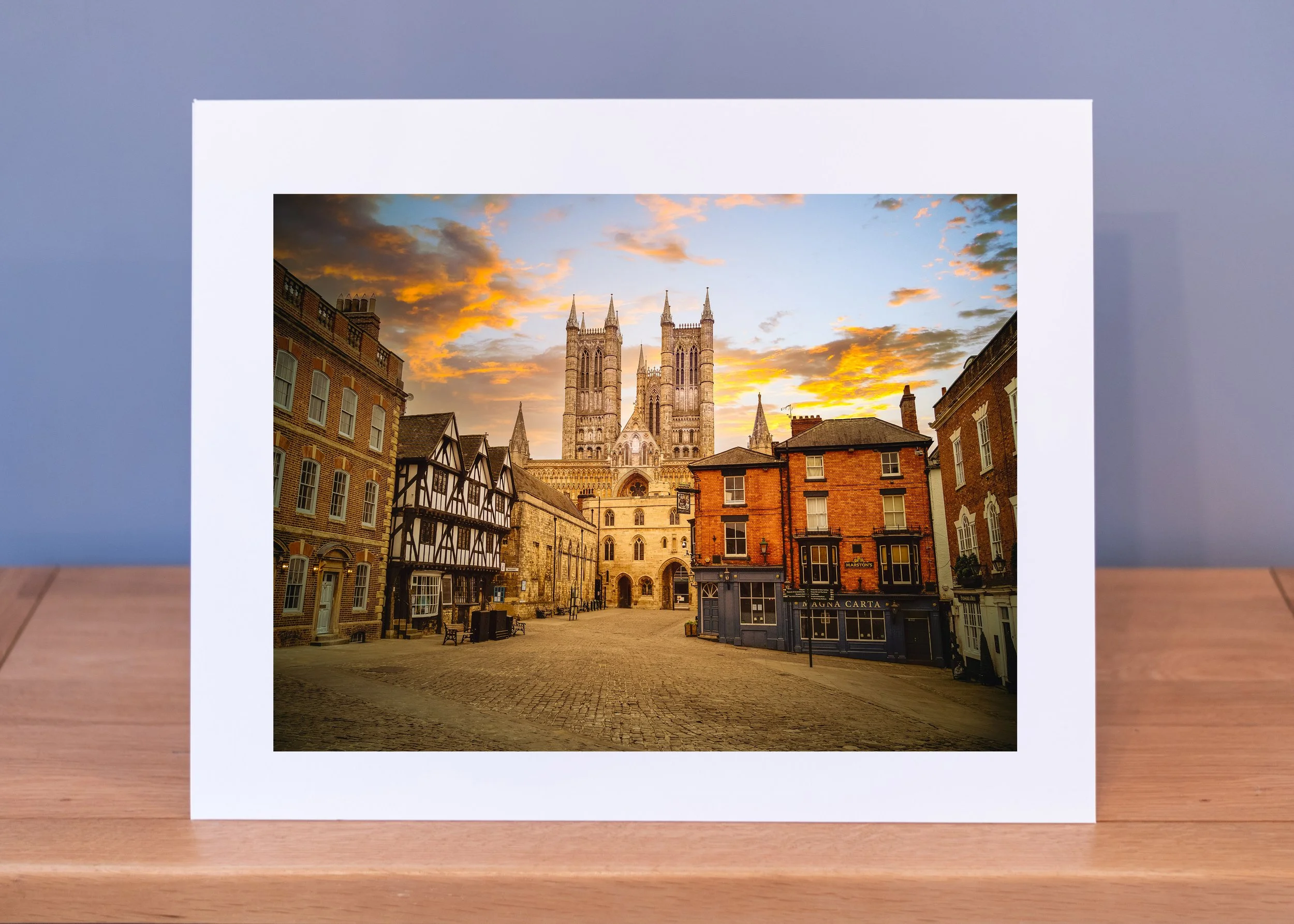 Lincoln Cathedral at sunrise