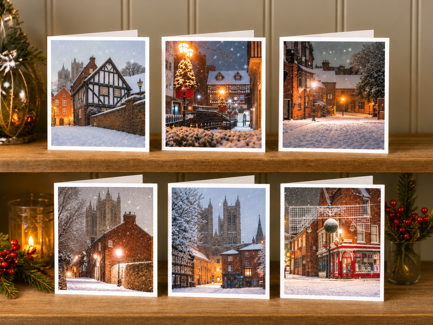 Lincoln in Winter Card Collection