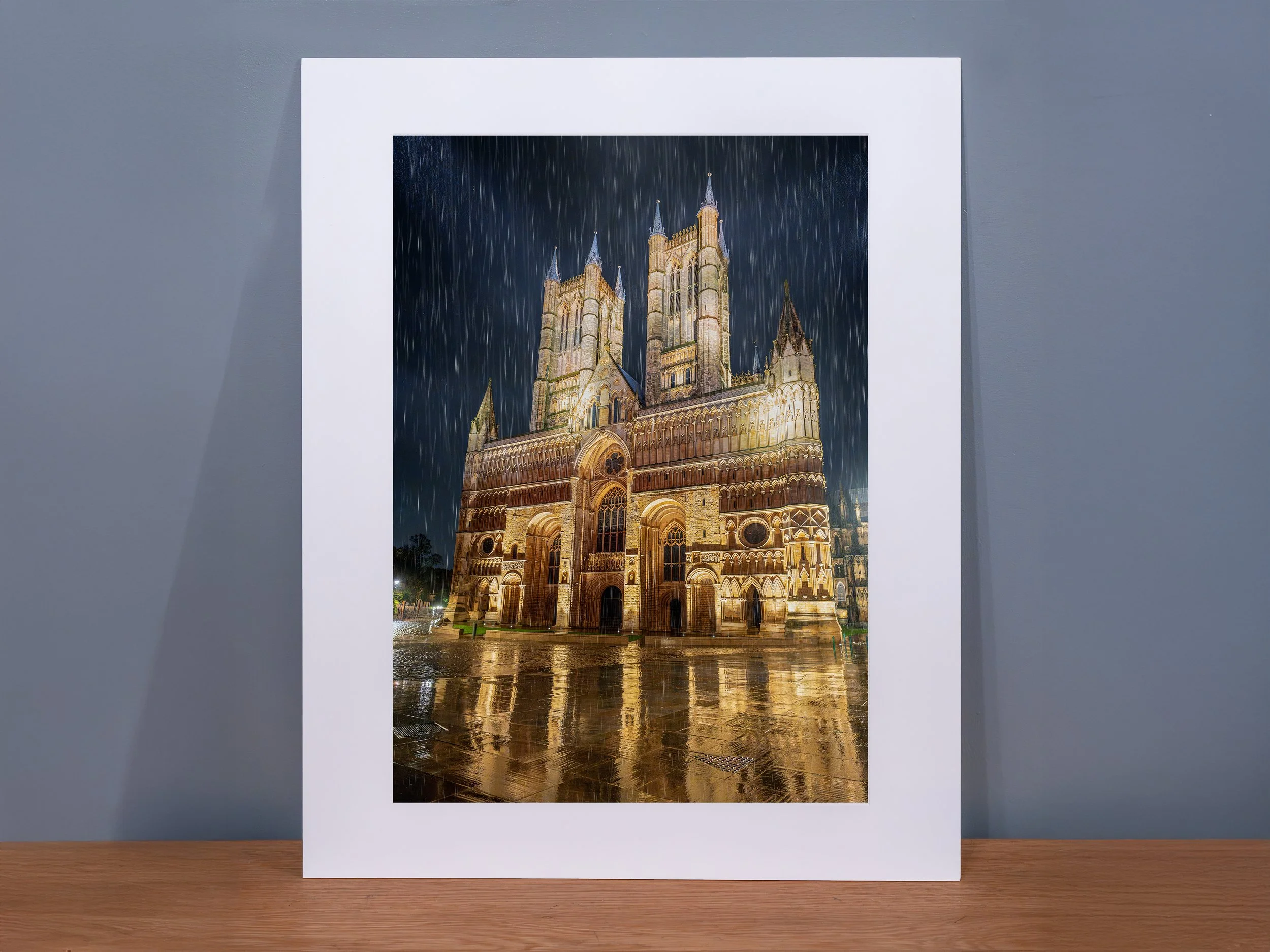 Lincoln Cathedral and the torrential rain