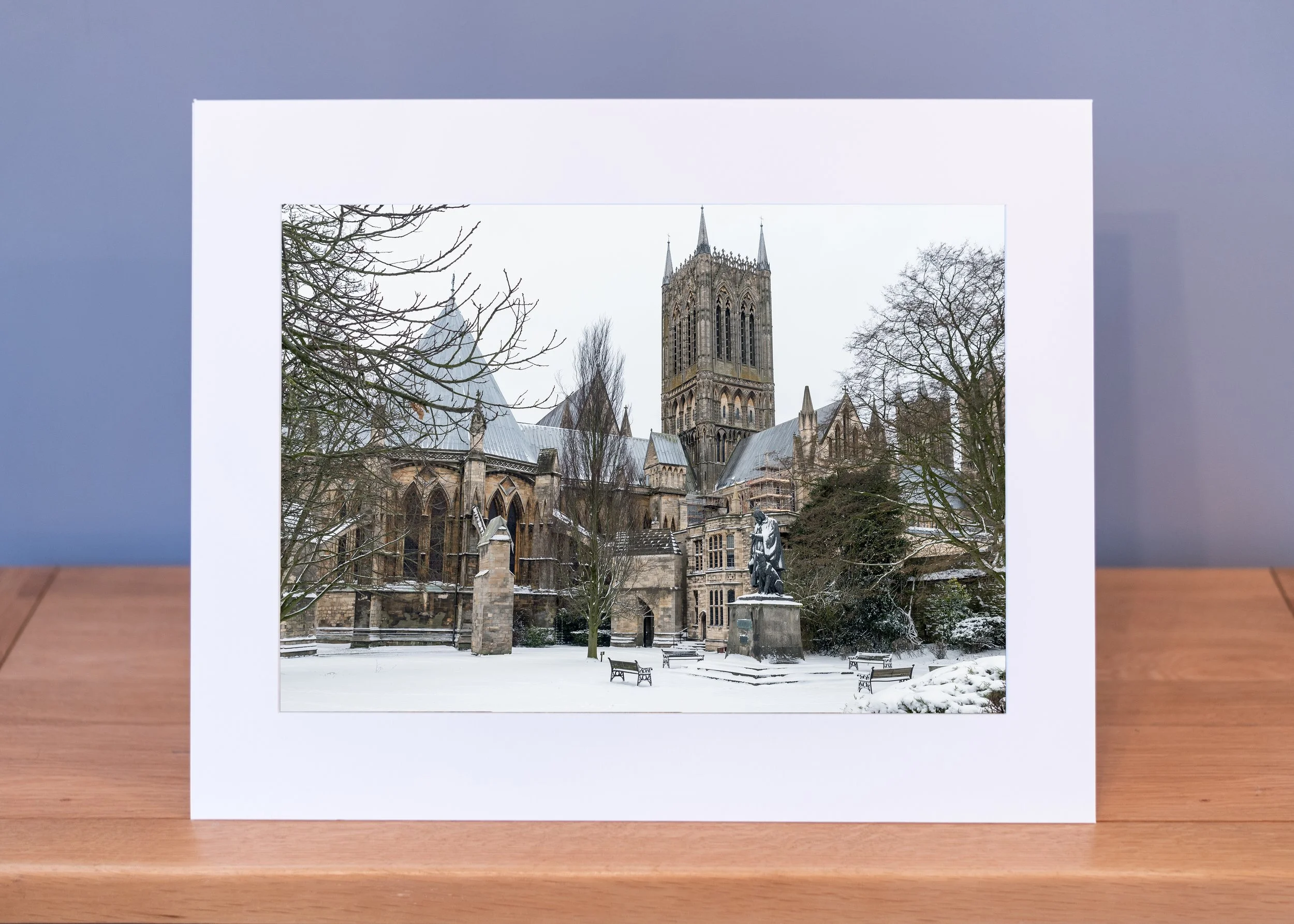 Lincoln Cathedral under some snow