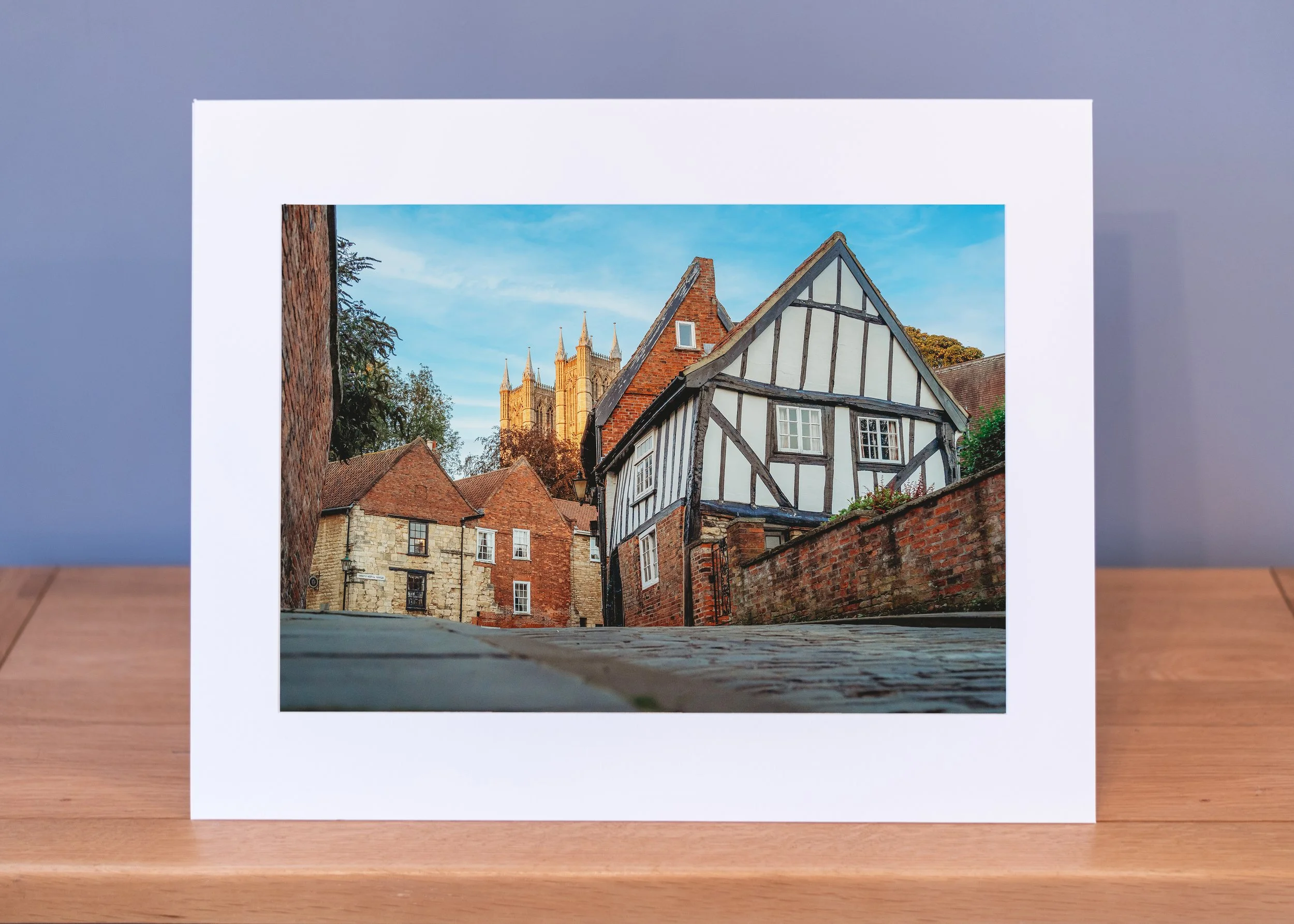 Michaelgate in Lincoln as the sun sets (taken by daughter)