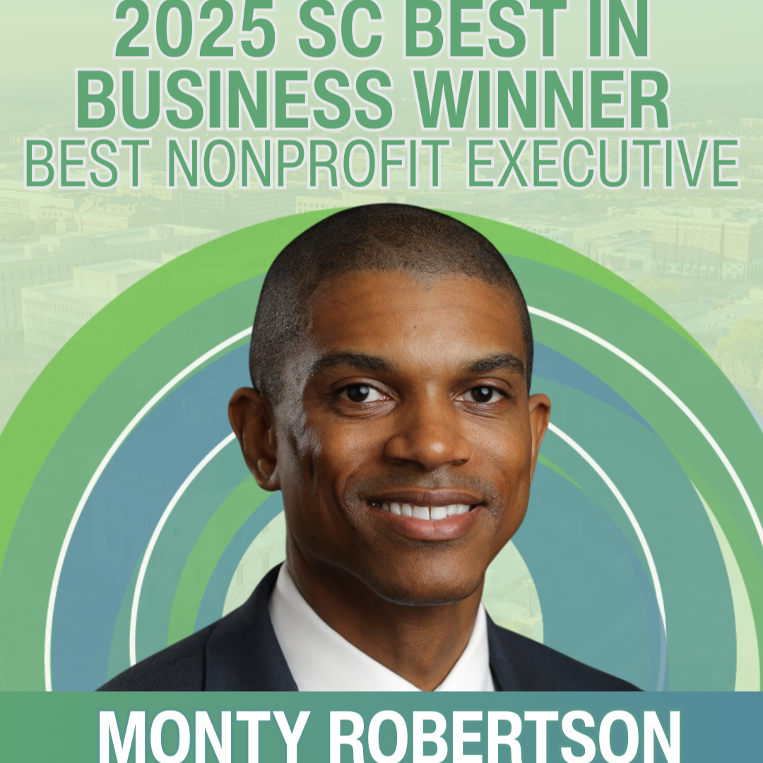 Alliance Executive Director Monty Robertson Named 2025 SC Best in Business Best Nonprofit Executive