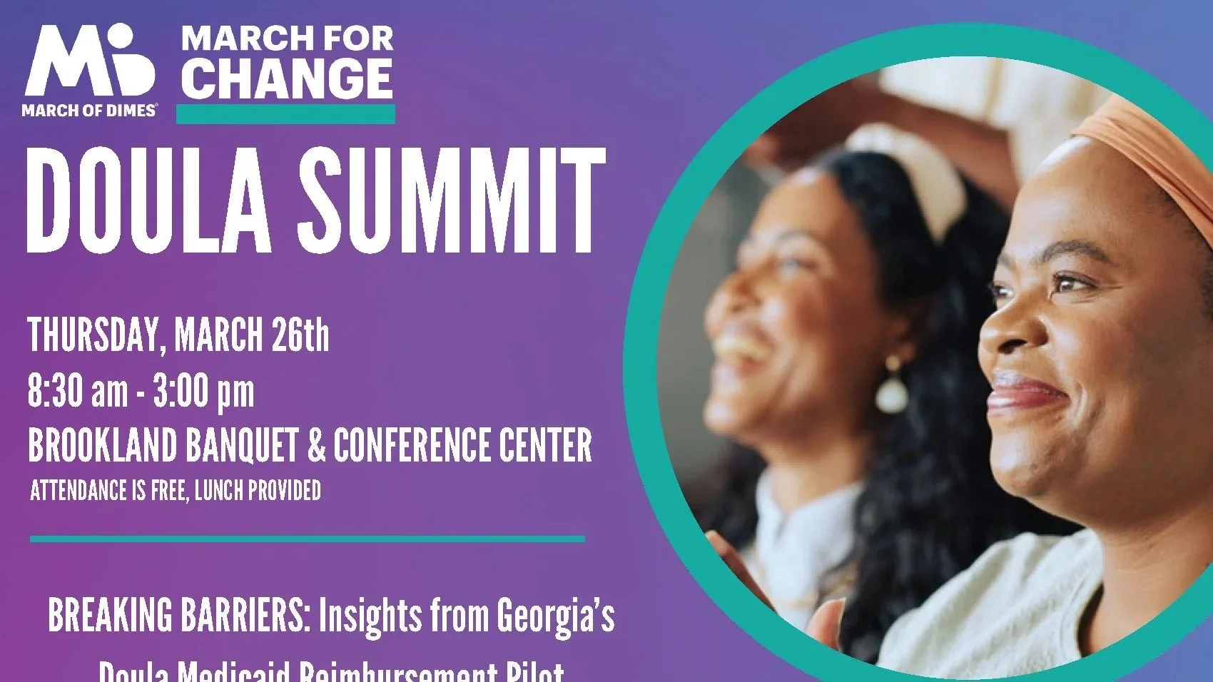 March of Dimes - March for Change Doula Summit!